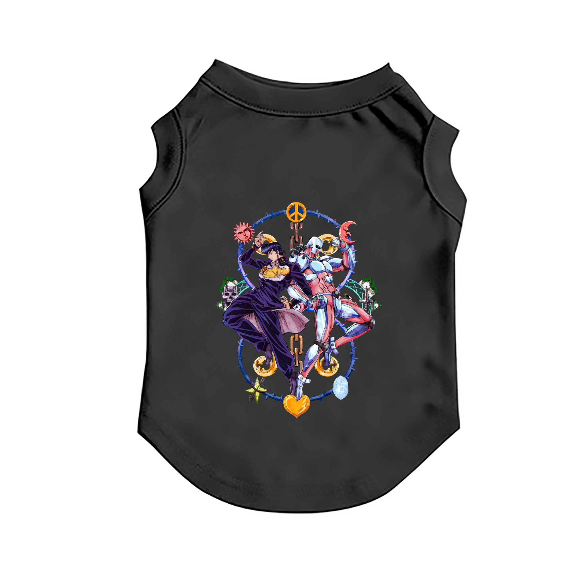 （画像用） ジョジョの奇妙な冒険 ひがしかた じょうすけ JoJo's Bizarre Adventure Higashikata Josuke ペット用ベスト