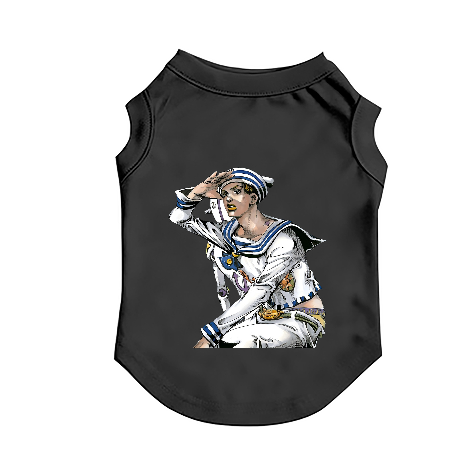 （画像用） ジョジョの奇妙な冒険 東方定助 JoJo's Bizarre Adventure Higashikata Josuke ペット用ベスト