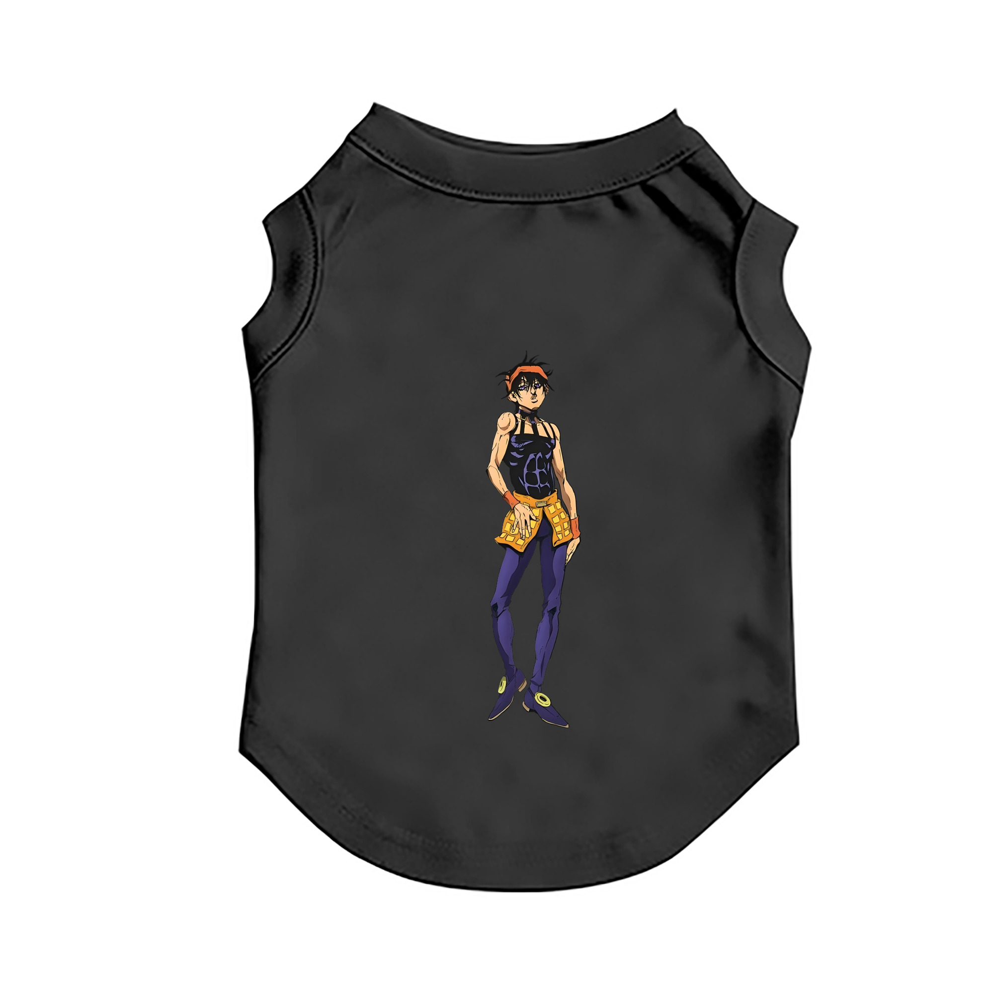 （画像用） ジョジョの奇妙な冒険 ナランチャ?ギルガ JoJo's Bizarre Adventure Narancia Ghirga ペット用ベスト