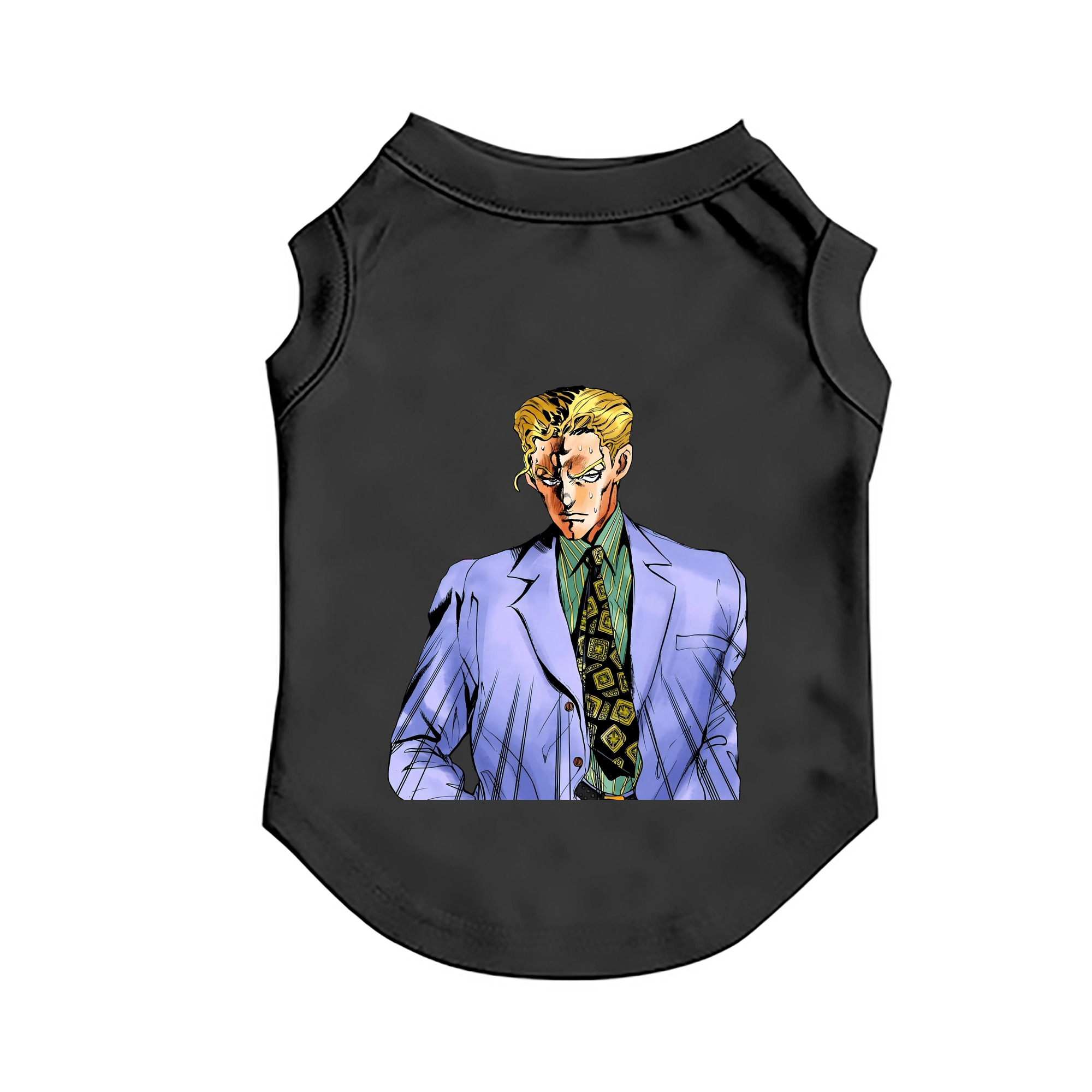 （画像用） ジョジョの奇妙な冒険 きら よしかげ JoJo's Bizarre Adventure Kira Yoshikage ペット用ベスト