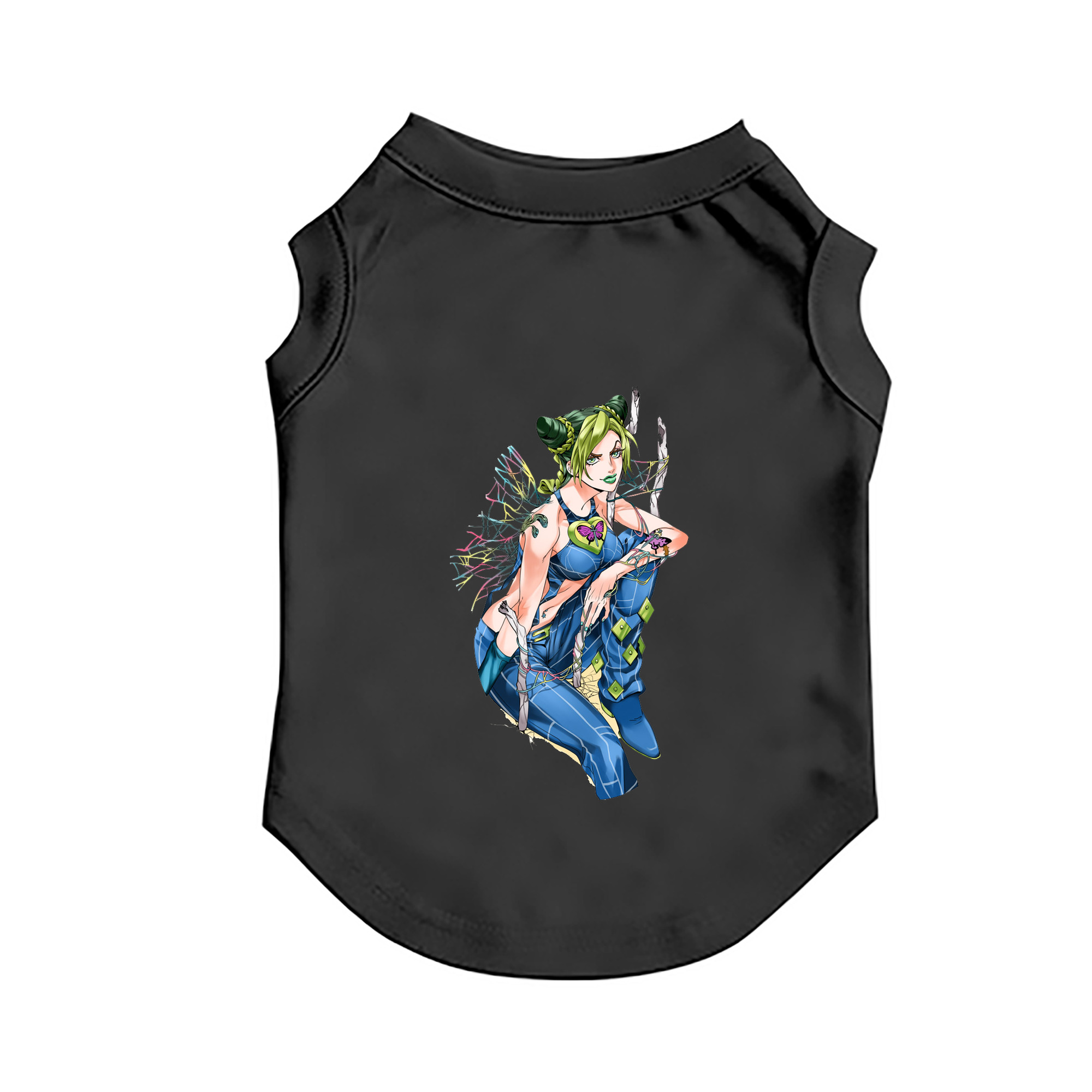 （画像用） "ジョジョの奇妙な冒険 くうじょう ジョリーン JoJo's Bizarre Adventure Jolyne Cujoh " ペット用ベスト