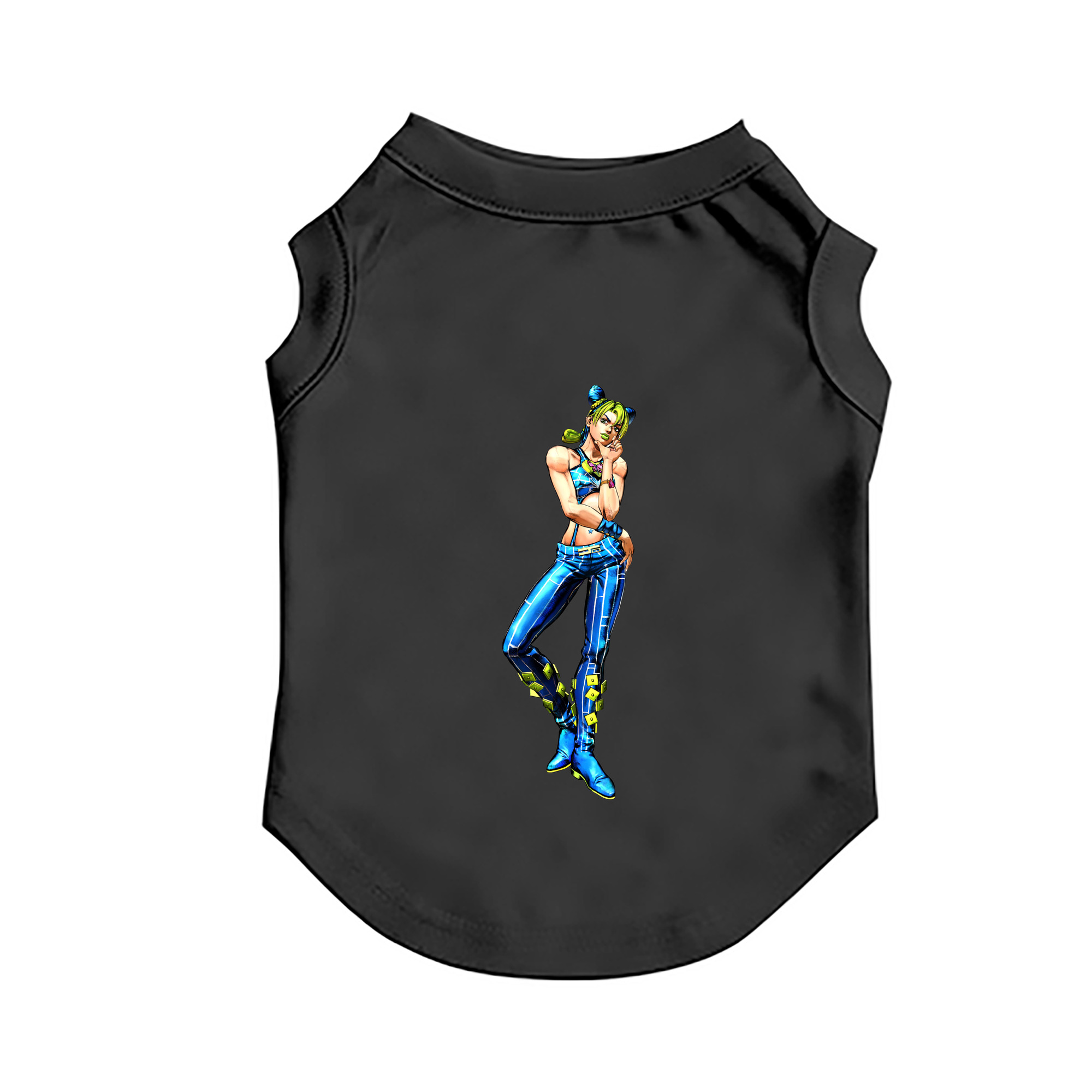 （画像用） "ジョジョの奇妙な冒険 くうじょう ジョリーン JoJo's Bizarre Adventure Jolyne Cujoh " ペット用ベスト
