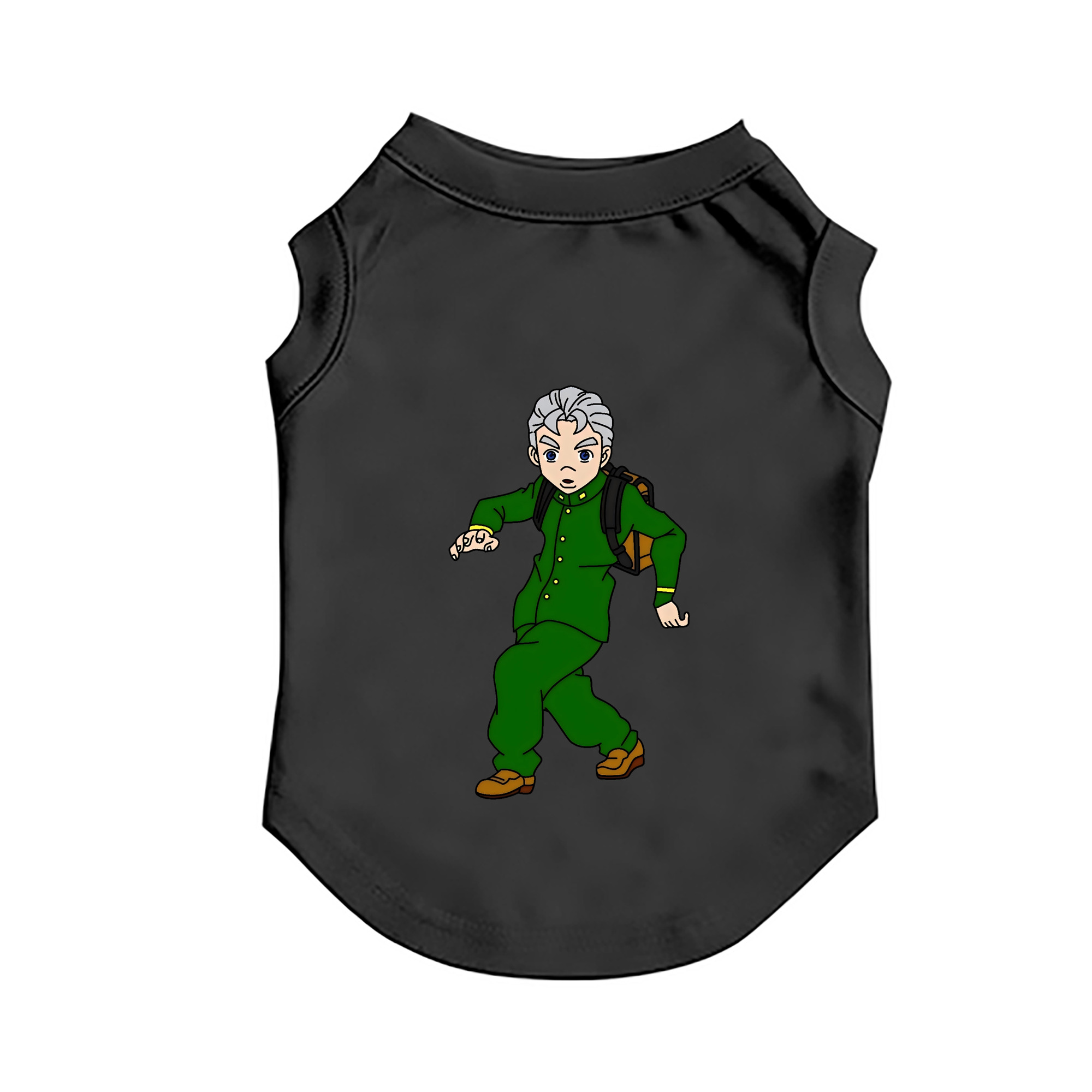 （画像用） ジョジョの奇妙な冒険 広瀨康一 JoJo's Bizarre Adventure Hirose Koichi ペット用ベスト
