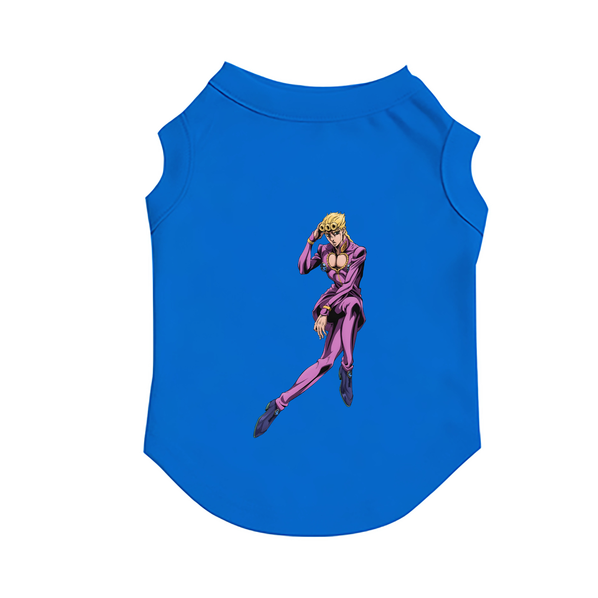 （画像用） ジョジョの奇妙な冒険 ジョルノ?ジョバァーナ JoJo's Bizarre Adventure Giorno Giovanna ペット用ベスト