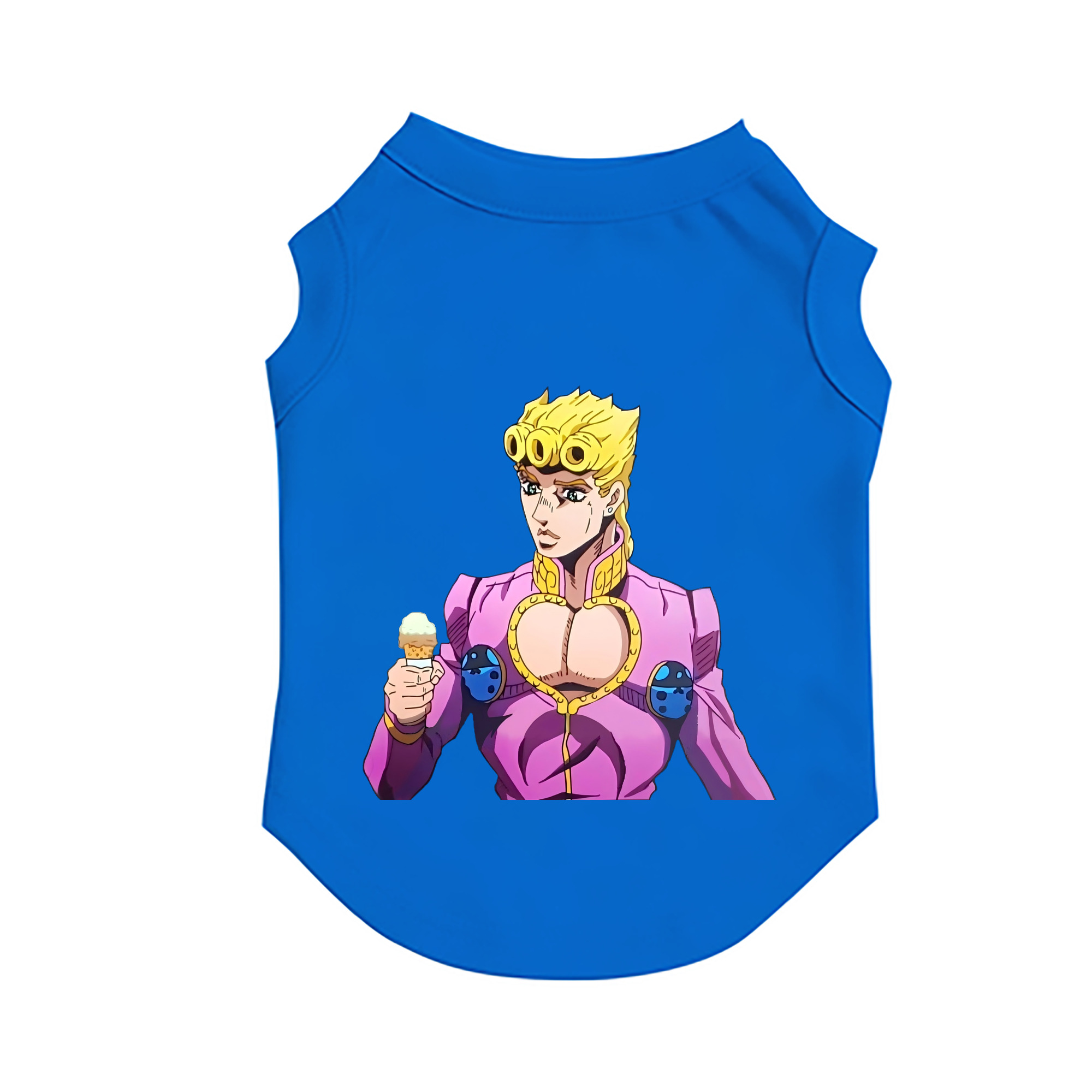 （画像用） ジョジョの奇妙な冒険 ジョルノ?ジョバァーナ JoJo's Bizarre Adventure Giorno Giovanna ペット用ベスト
