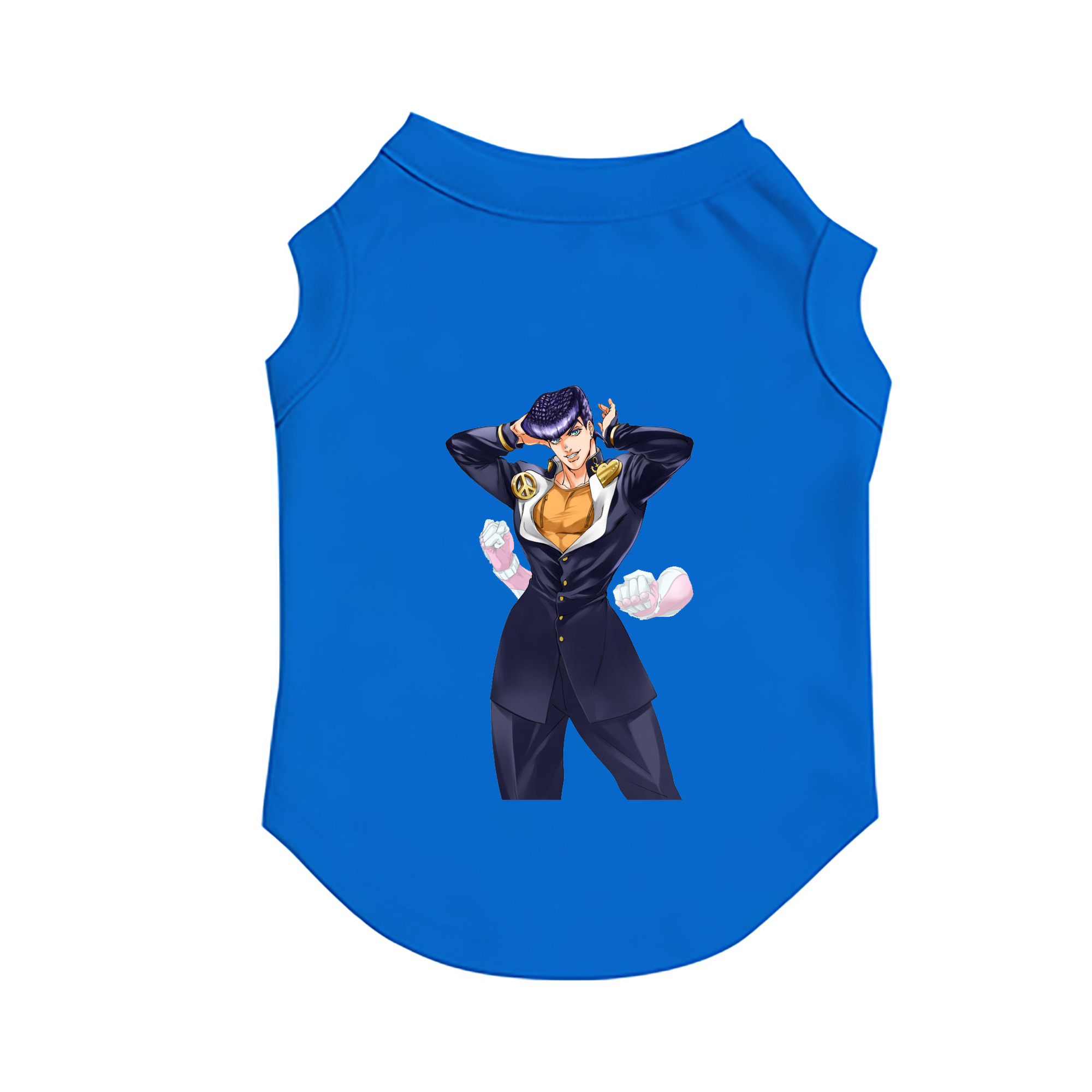 （画像用） ジョジョの奇妙な冒険 ひがしかた じょうすけ JoJo's Bizarre Adventure Higashikata Josuke ペット用ベスト