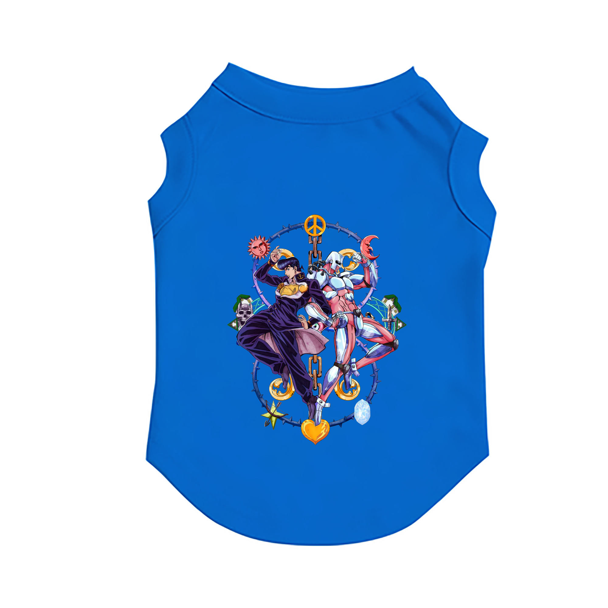 （画像用） ジョジョの奇妙な冒険 ひがしかた じょうすけ JoJo's Bizarre Adventure Higashikata Josuke ペット用ベスト