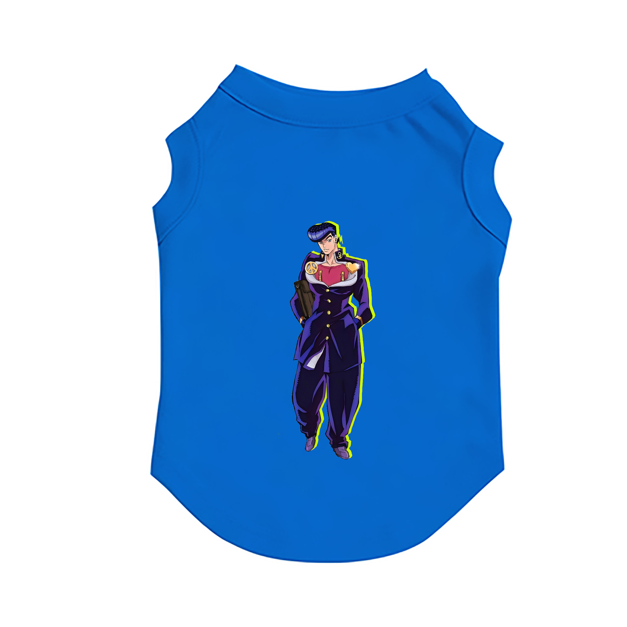 （画像用） ジョジョの奇妙な冒険 ひがしかた じょうすけ JoJo's Bizarre Adventure Higashikata Josuke ペット用ベスト