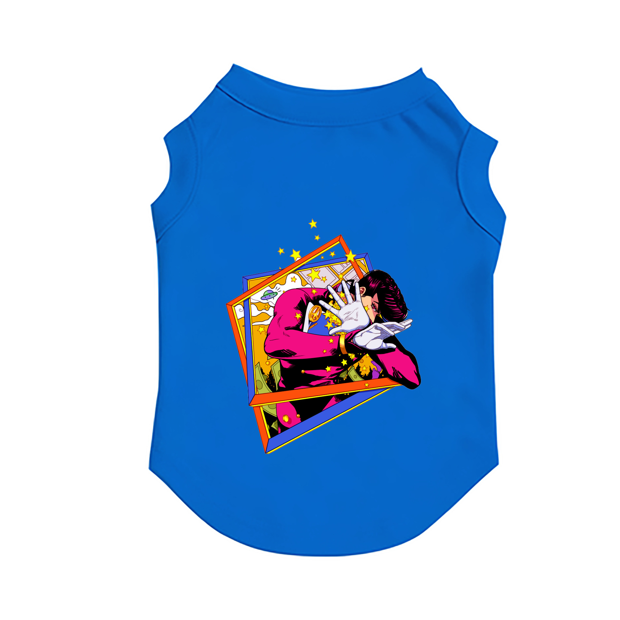 （画像用） ジョジョの奇妙な冒険 ひがしかた じょうすけ JoJo's Bizarre Adventure Higashikata Josuke ペット用ベスト