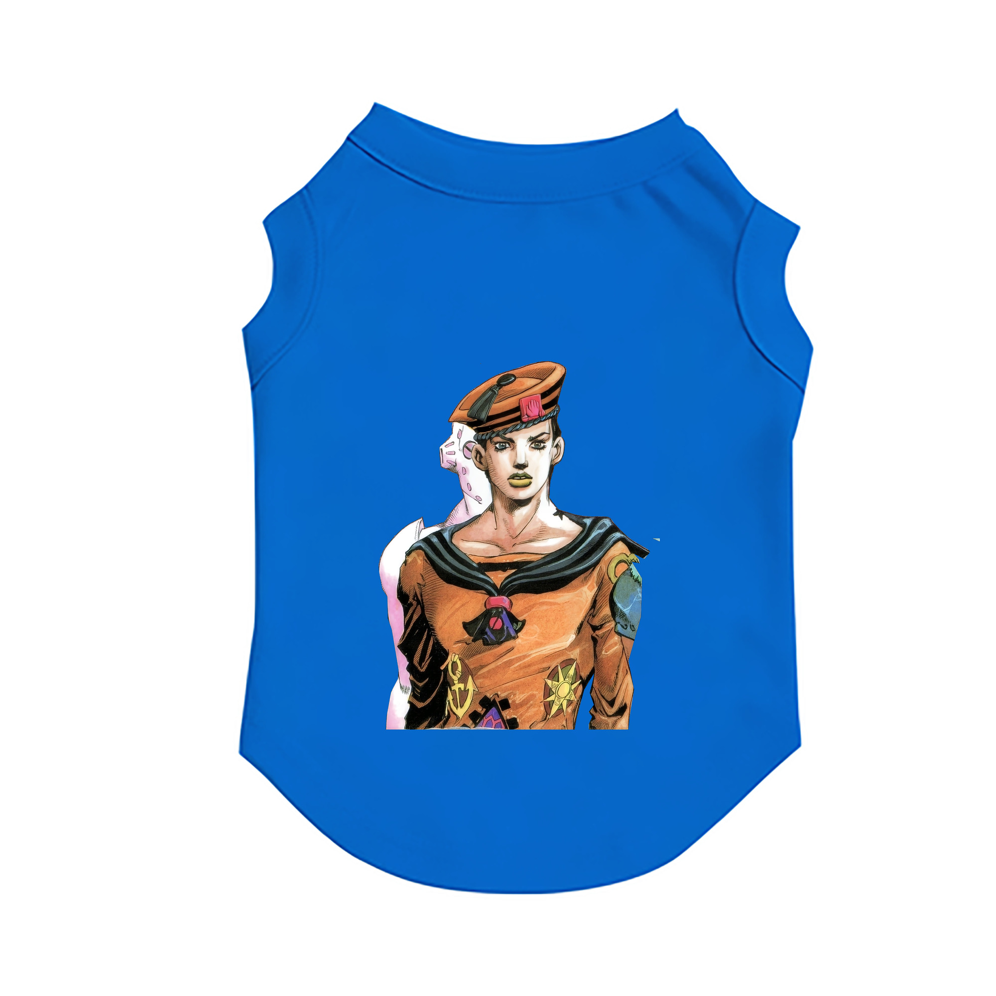 （画像用） ジョジョの奇妙な冒険 東方定助 JoJo's Bizarre Adventure Higashikata Josuke ペット用ベスト