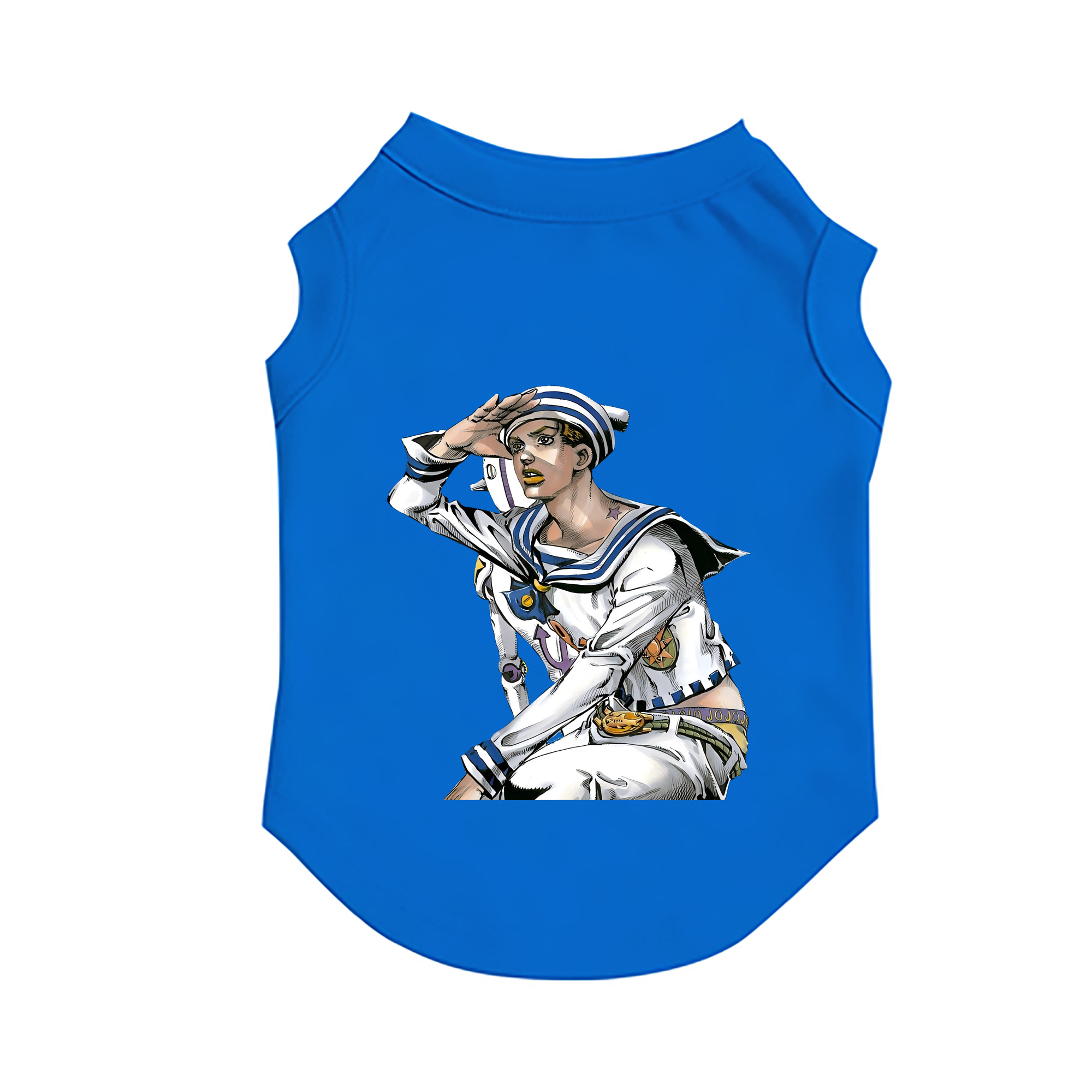 （画像用） ジョジョの奇妙な冒険 東方定助 JoJo's Bizarre Adventure Higashikata Josuke ペット用ベスト
