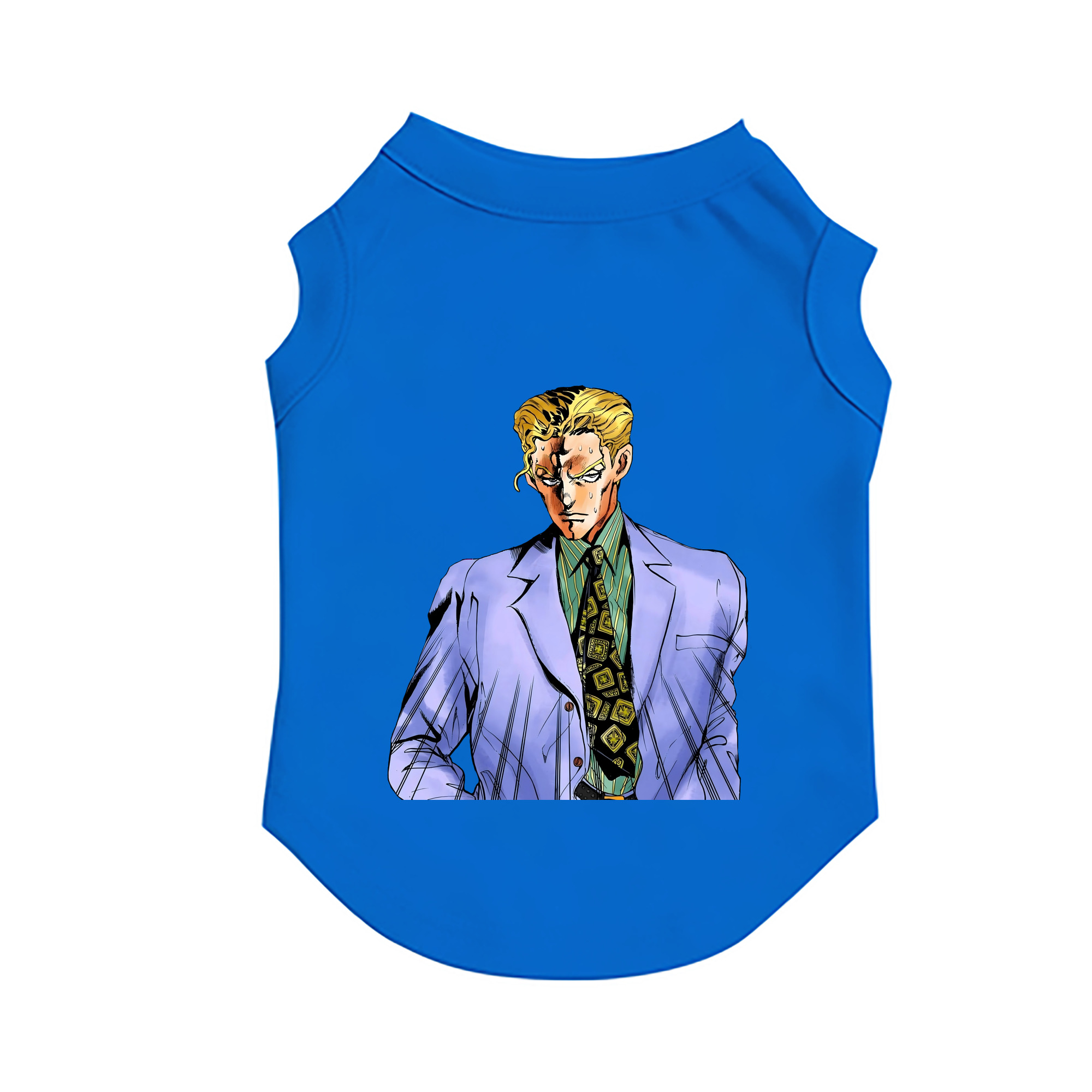 （画像用） ジョジョの奇妙な冒険 きら よしかげ JoJo's Bizarre Adventure Kira Yoshikage ペット用ベスト