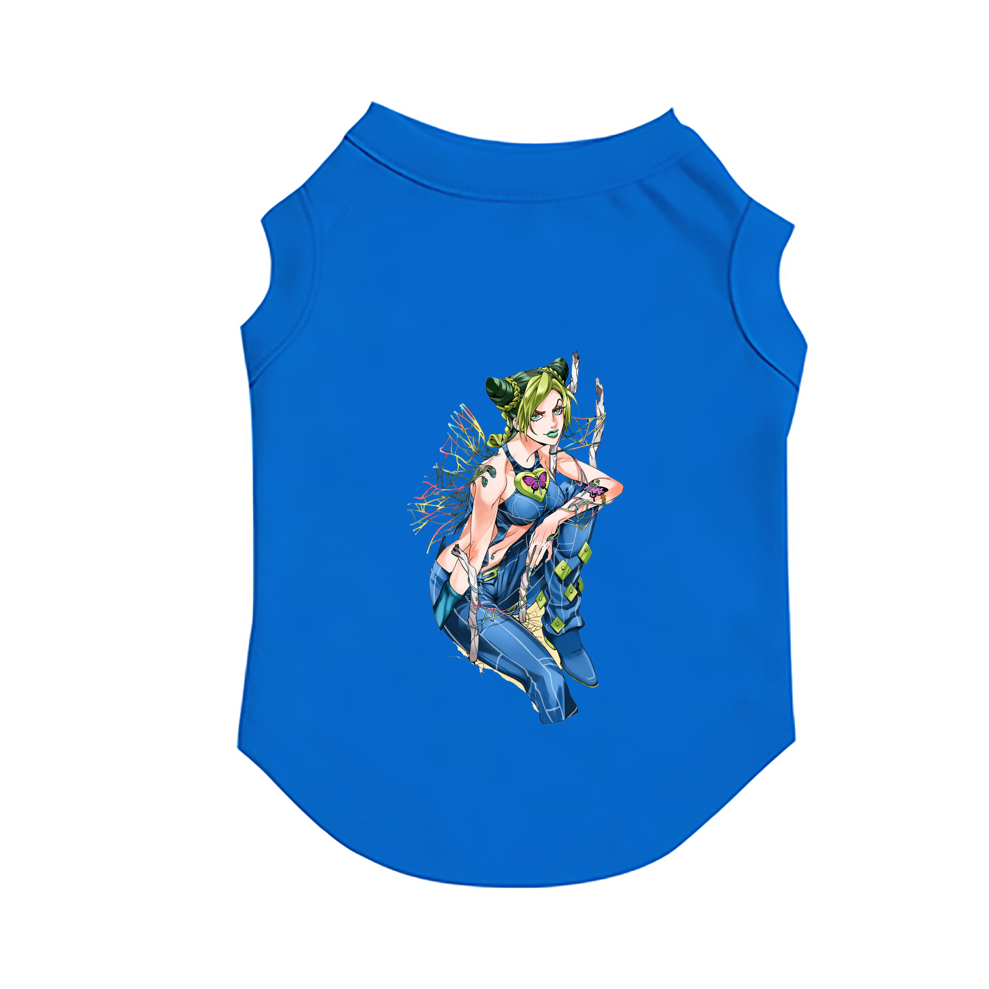 （画像用） "ジョジョの奇妙な冒険 くうじょう ジョリーン JoJo's Bizarre Adventure Jolyne Cujoh " ペット用ベスト