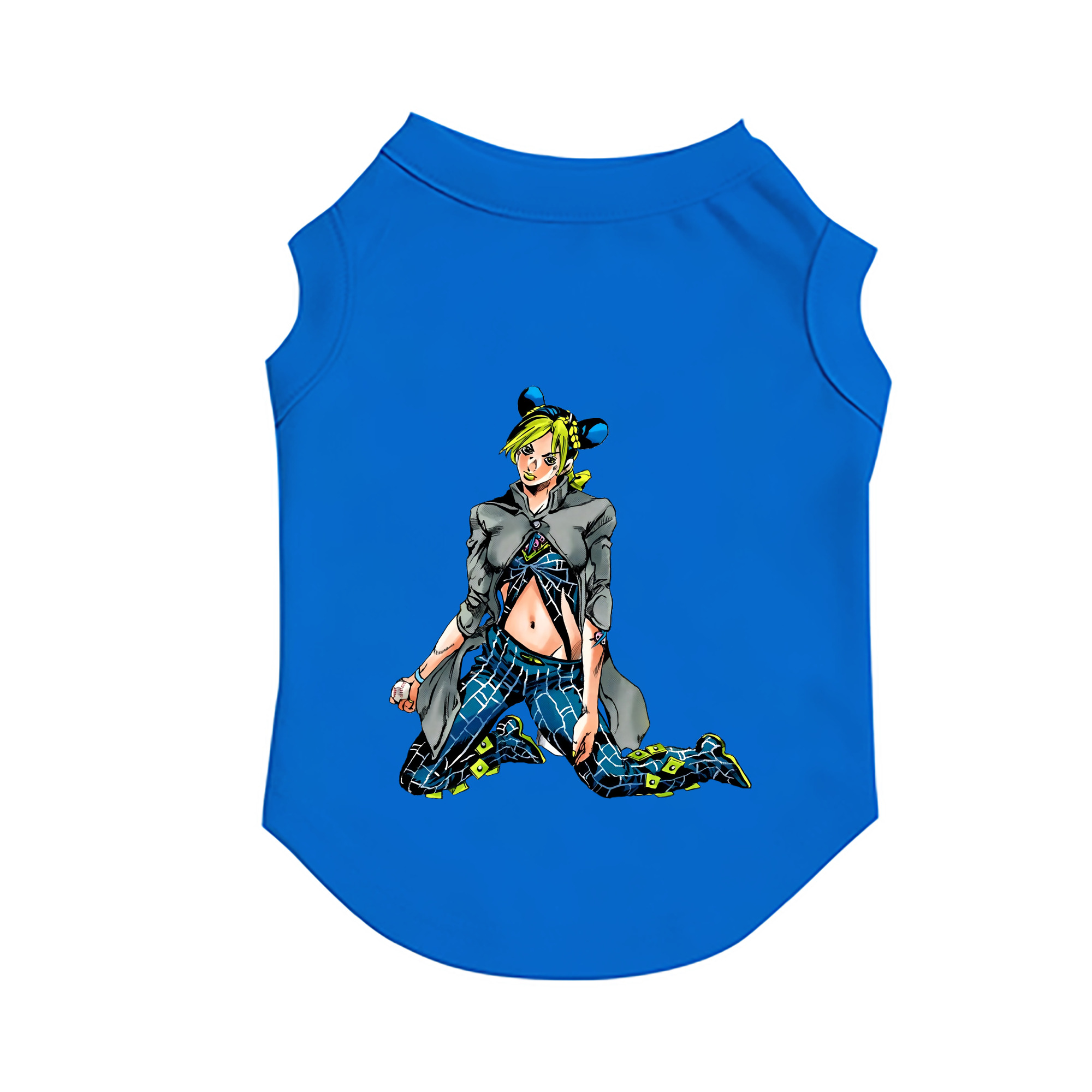 （画像用） "ジョジョの奇妙な冒険 くうじょう ジョリーン JoJo's Bizarre Adventure Jolyne Cujoh " ペット用ベスト