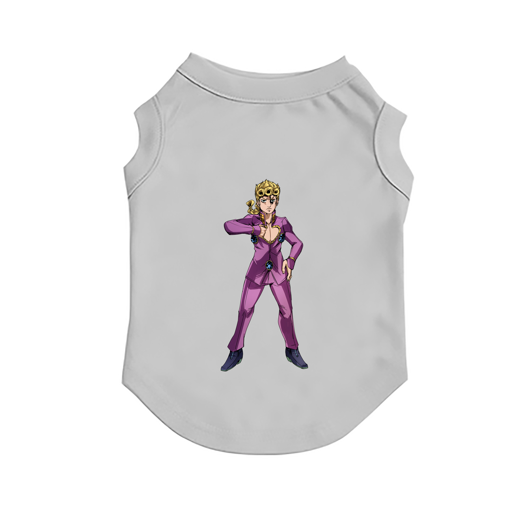 （画像用） ジョジョの奇妙な冒険 ジョルノ?ジョバァーナ JoJo's Bizarre Adventure Giorno Giovanna ペット用ベスト