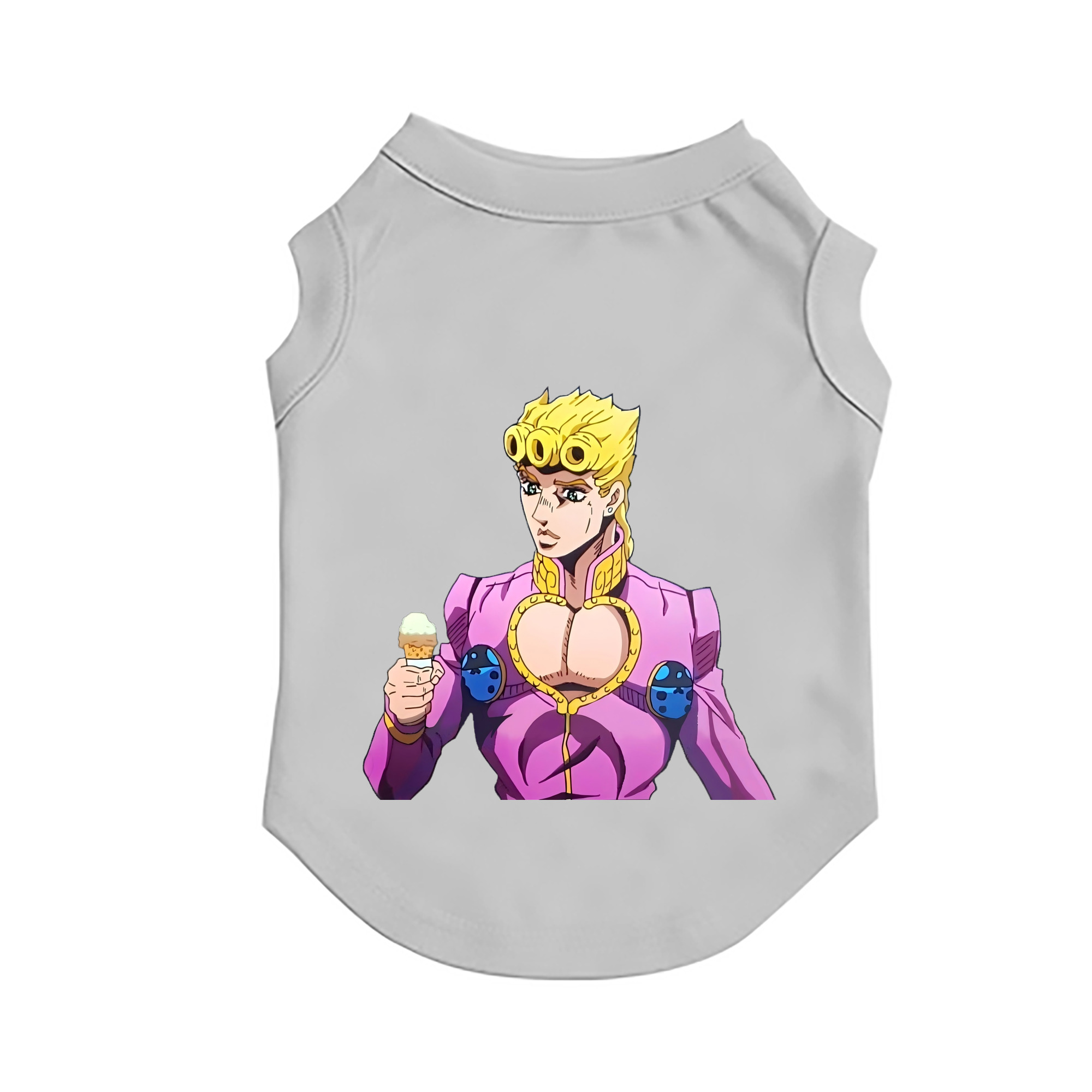 （画像用） ジョジョの奇妙な冒険 ジョルノ?ジョバァーナ JoJo's Bizarre Adventure Giorno Giovanna ペット用ベスト