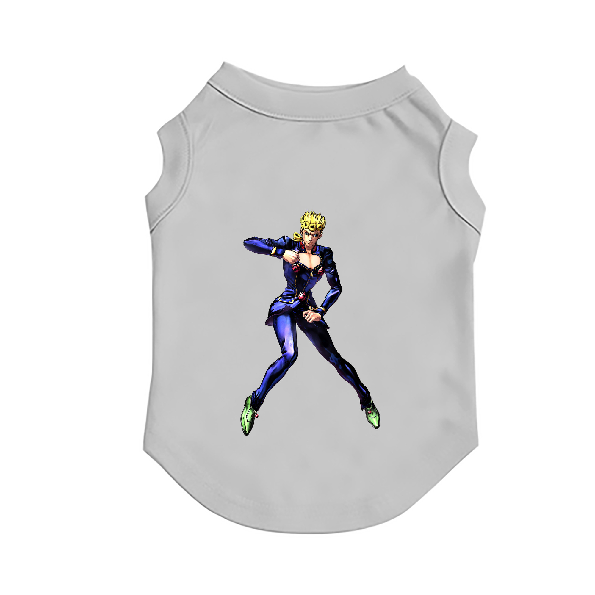 （画像用） ジョジョの奇妙な冒険 ジョルノ?ジョバァーナ JoJo's Bizarre Adventure Giorno Giovanna ペット用ベスト