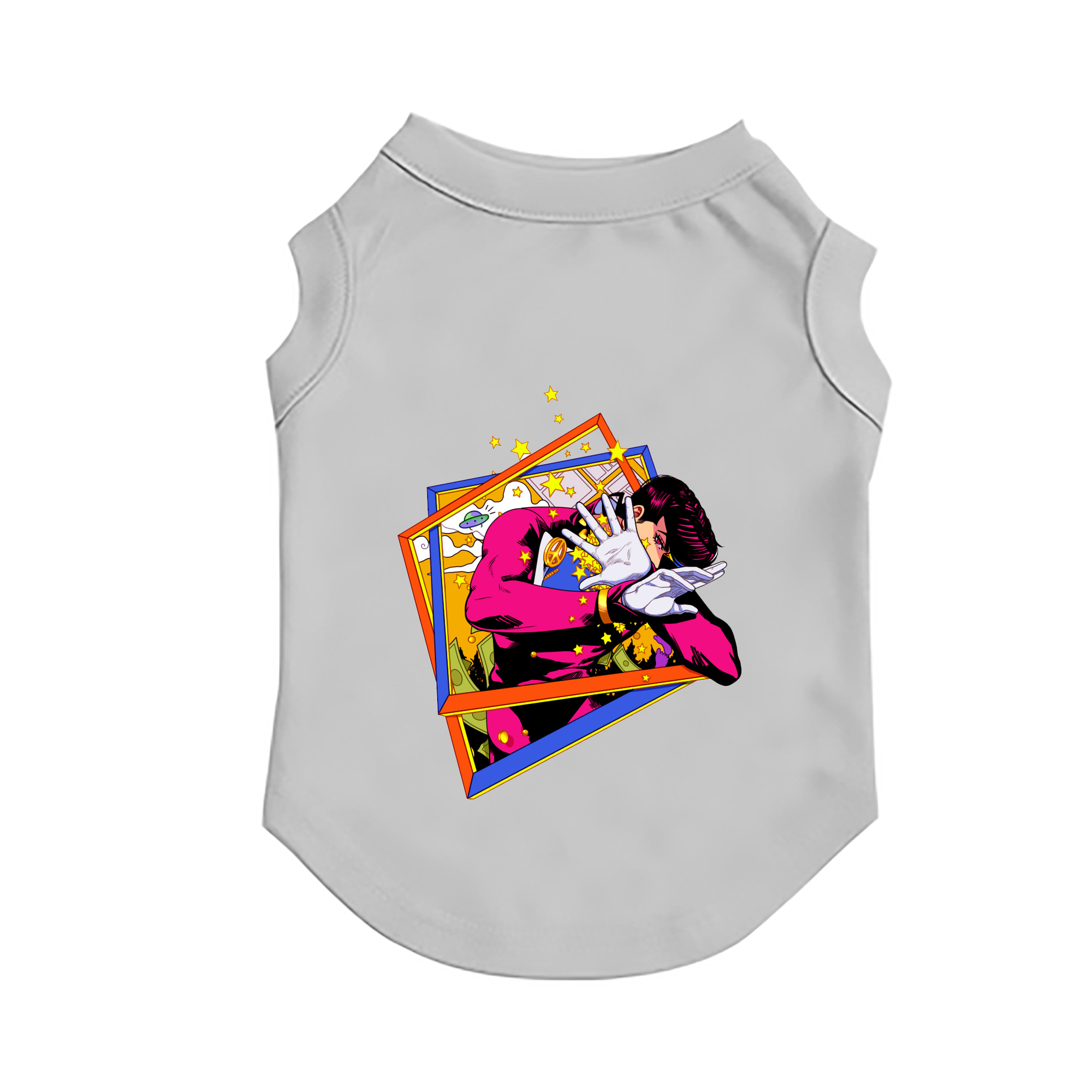 （画像用） ジョジョの奇妙な冒険 ひがしかた じょうすけ JoJo's Bizarre Adventure Higashikata Josuke ペット用ベスト