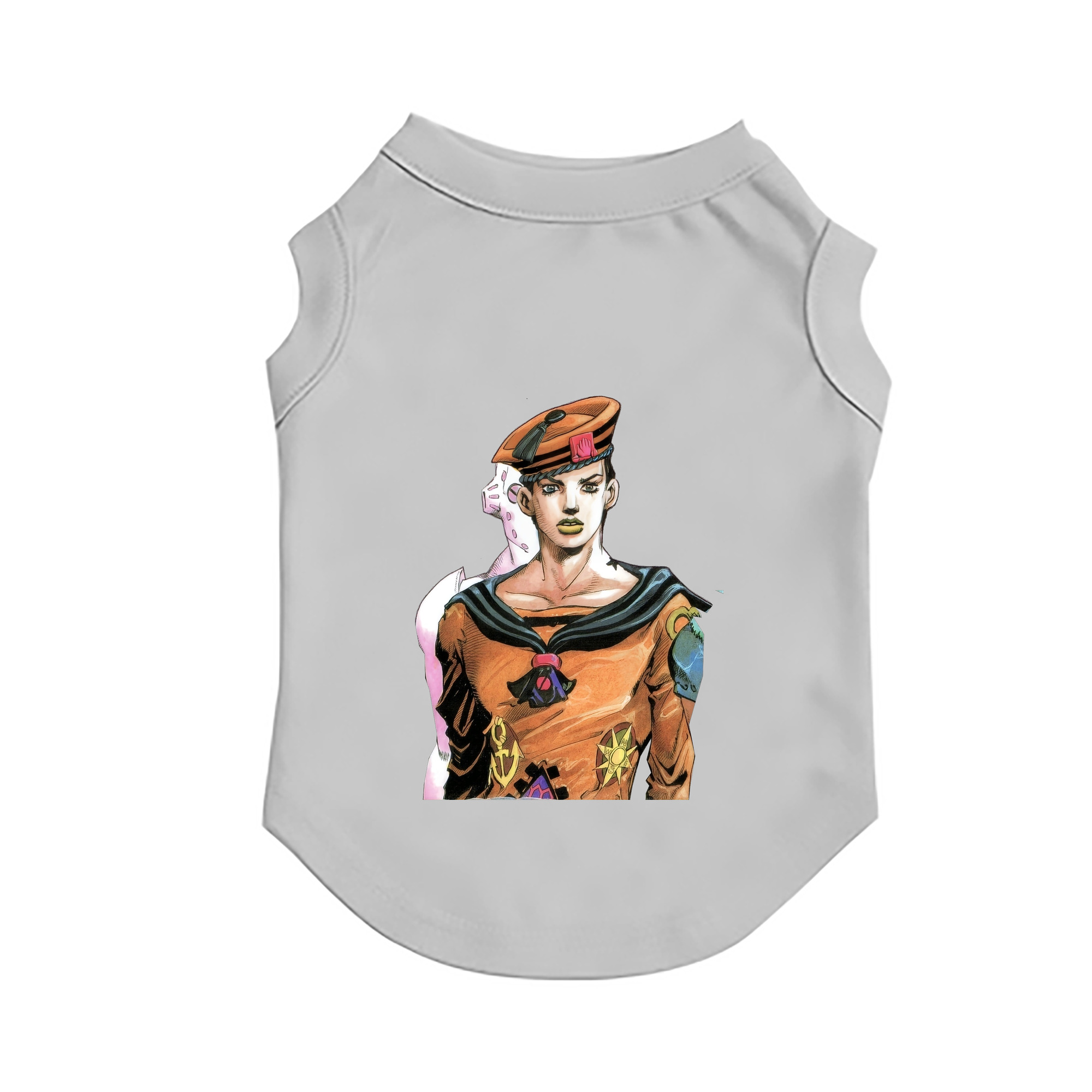 （画像用） ジョジョの奇妙な冒険 東方定助 JoJo's Bizarre Adventure Higashikata Josuke ペット用ベスト