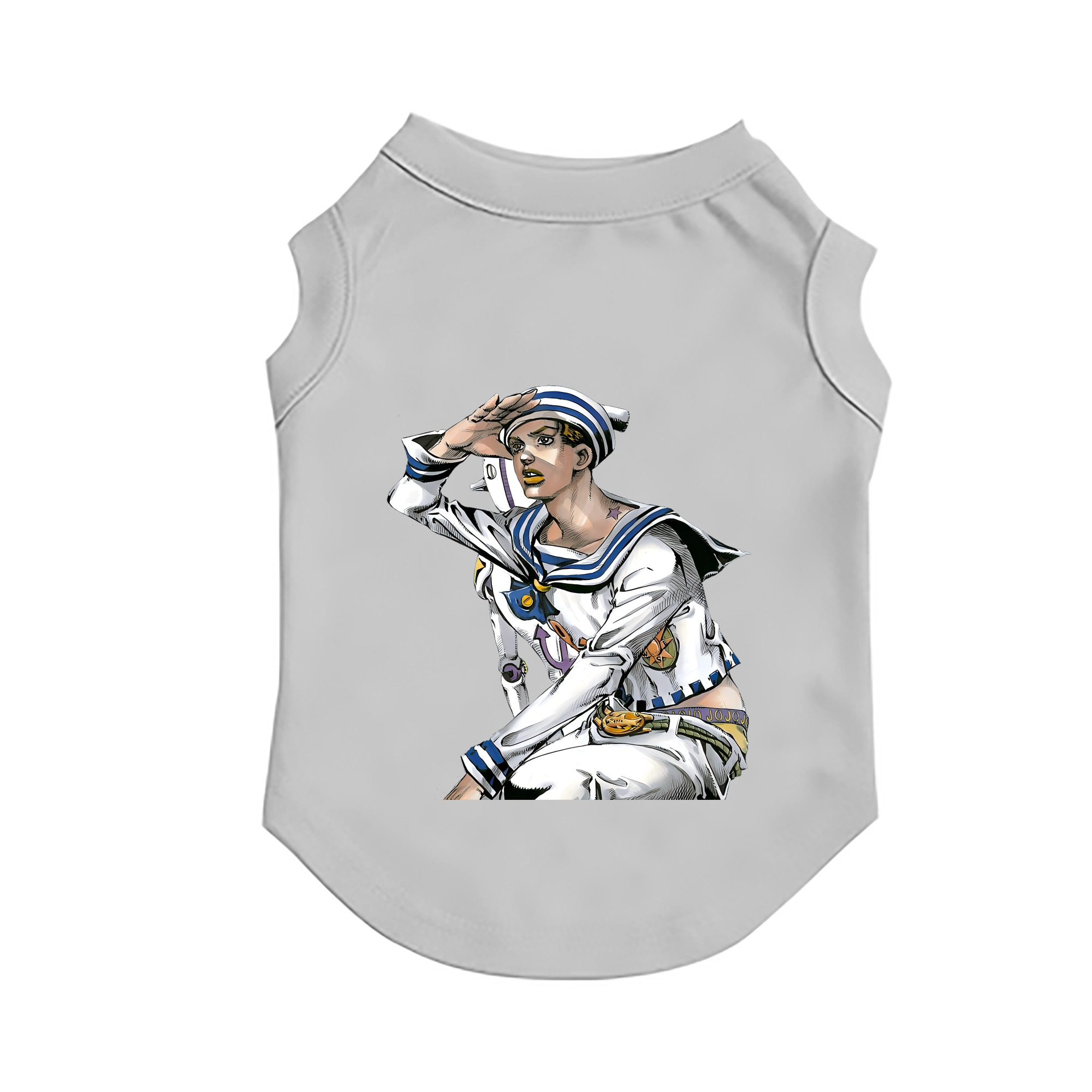 （画像用） ジョジョの奇妙な冒険 東方定助 JoJo's Bizarre Adventure Higashikata Josuke ペット用ベスト