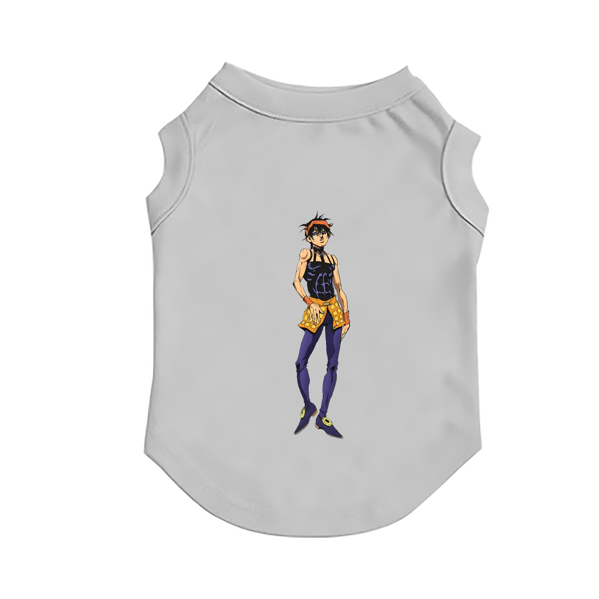（画像用） ジョジョの奇妙な冒険 ナランチャ?ギルガ JoJo's Bizarre Adventure Narancia Ghirga ペット用ベスト