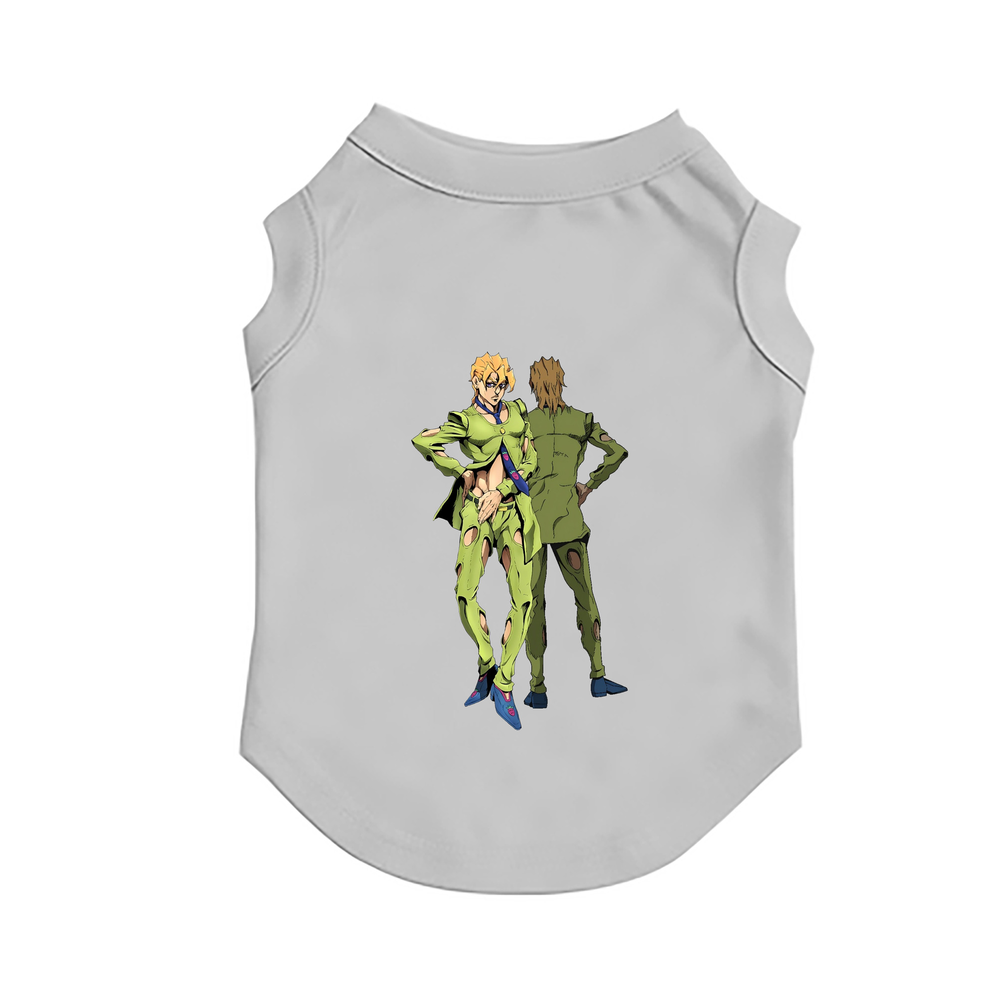 （画像用） ジョジョの奇妙な冒険 パンナコッタ?フー JoJo's Bizarre Adventure Pannacotta Fugo ペット用ベスト