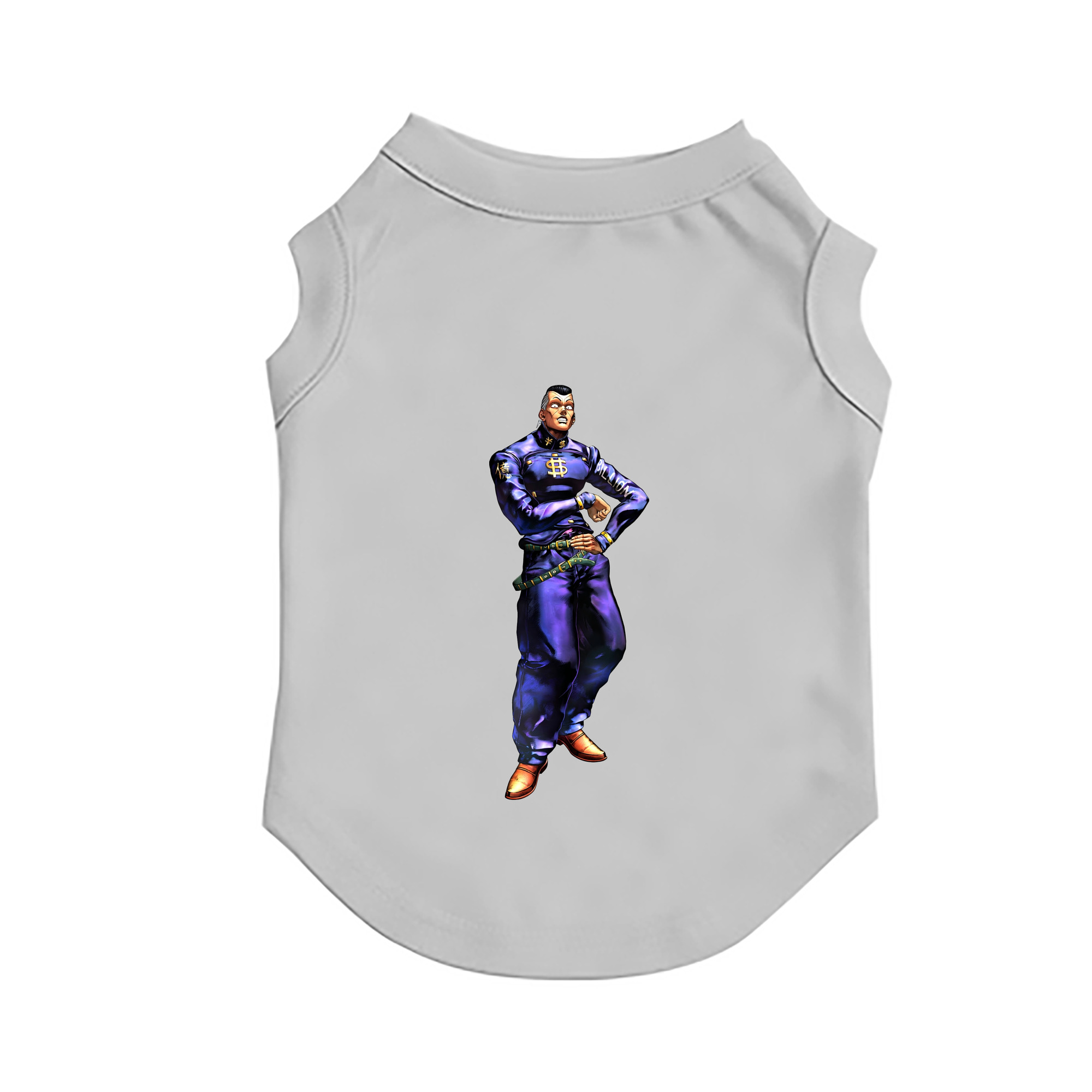 （画像用） ジョジョの奇妙な冒険 虹村億泰 にじむら おくやす JoJo's Bizarre Adventure Nijimura Okuyasu ペット用ベスト