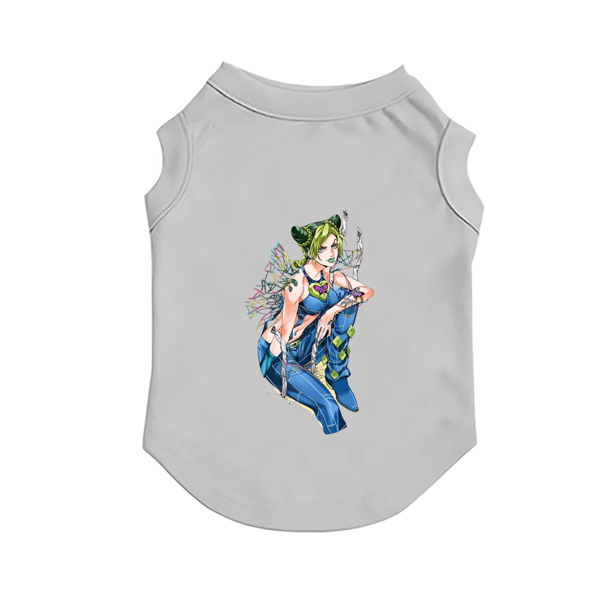 （画像用） "ジョジョの奇妙な冒険 くうじょう ジョリーン JoJo's Bizarre Adventure Jolyne Cujoh " ペット用ベスト