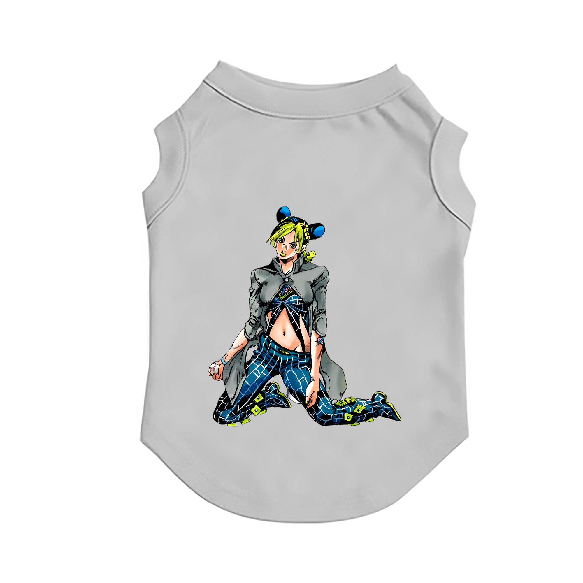 （画像用） "ジョジョの奇妙な冒険 くうじょう ジョリーン JoJo's Bizarre Adventure Jolyne Cujoh " ペット用ベスト