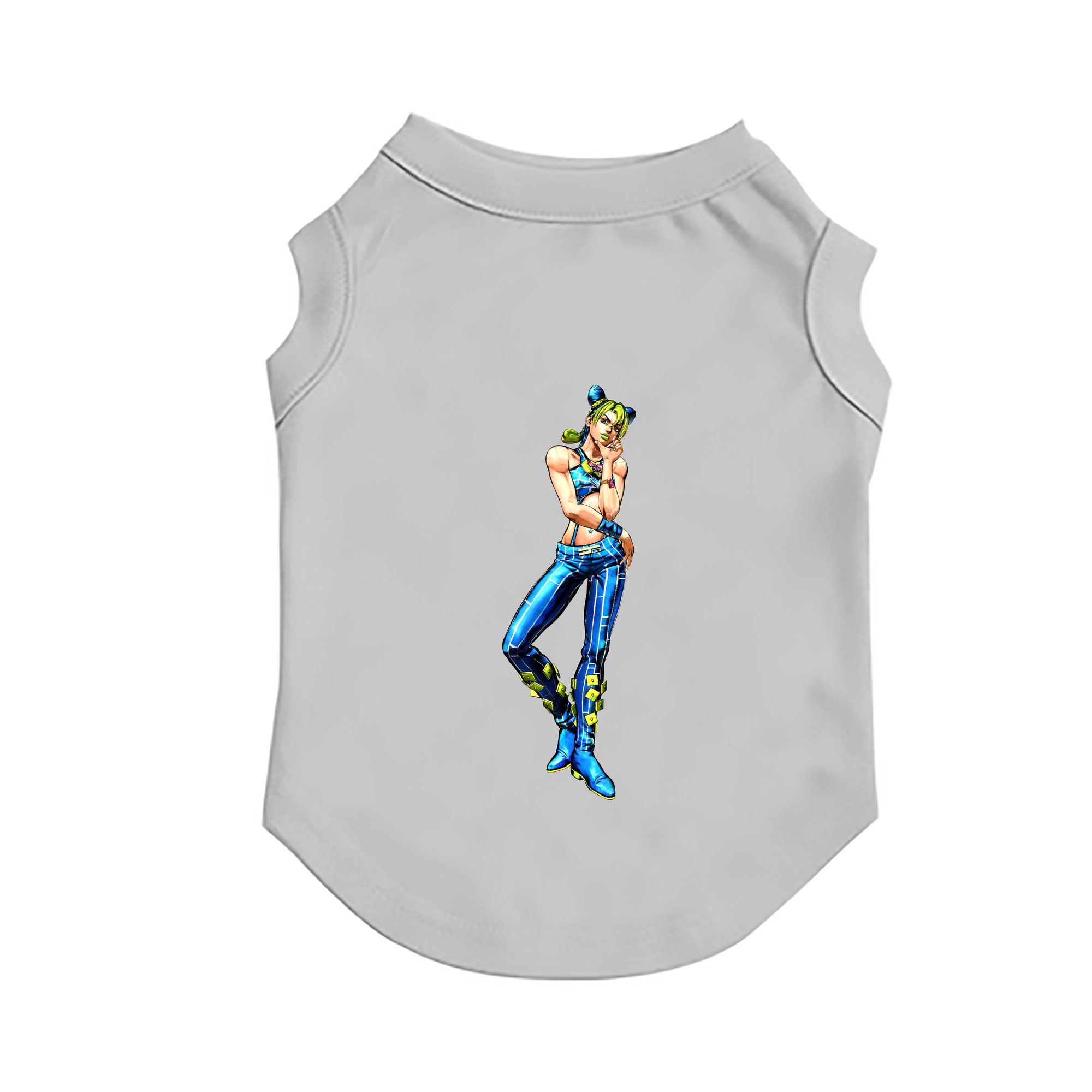 （画像用） "ジョジョの奇妙な冒険 くうじょう ジョリーン JoJo's Bizarre Adventure Jolyne Cujoh " ペット用ベスト