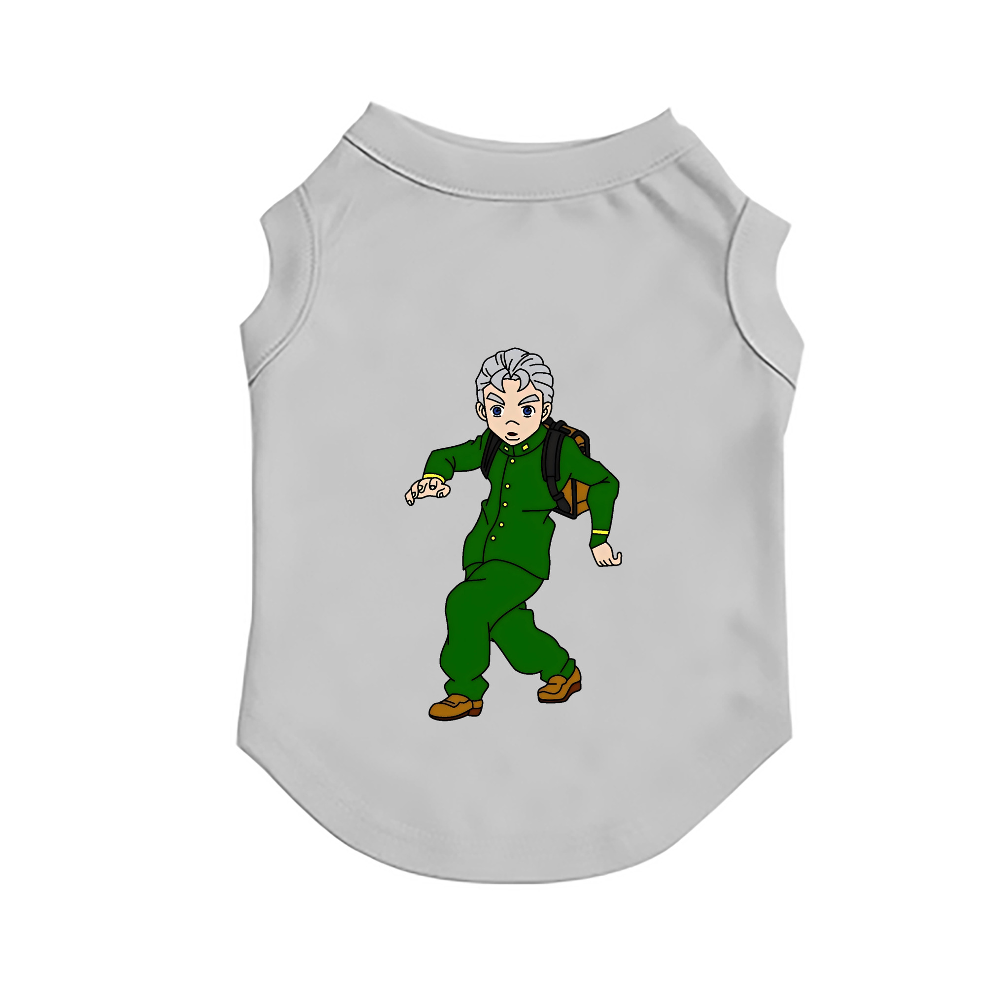 （画像用） ジョジョの奇妙な冒険 広瀨康一 JoJo's Bizarre Adventure Hirose Koichi ペット用ベスト