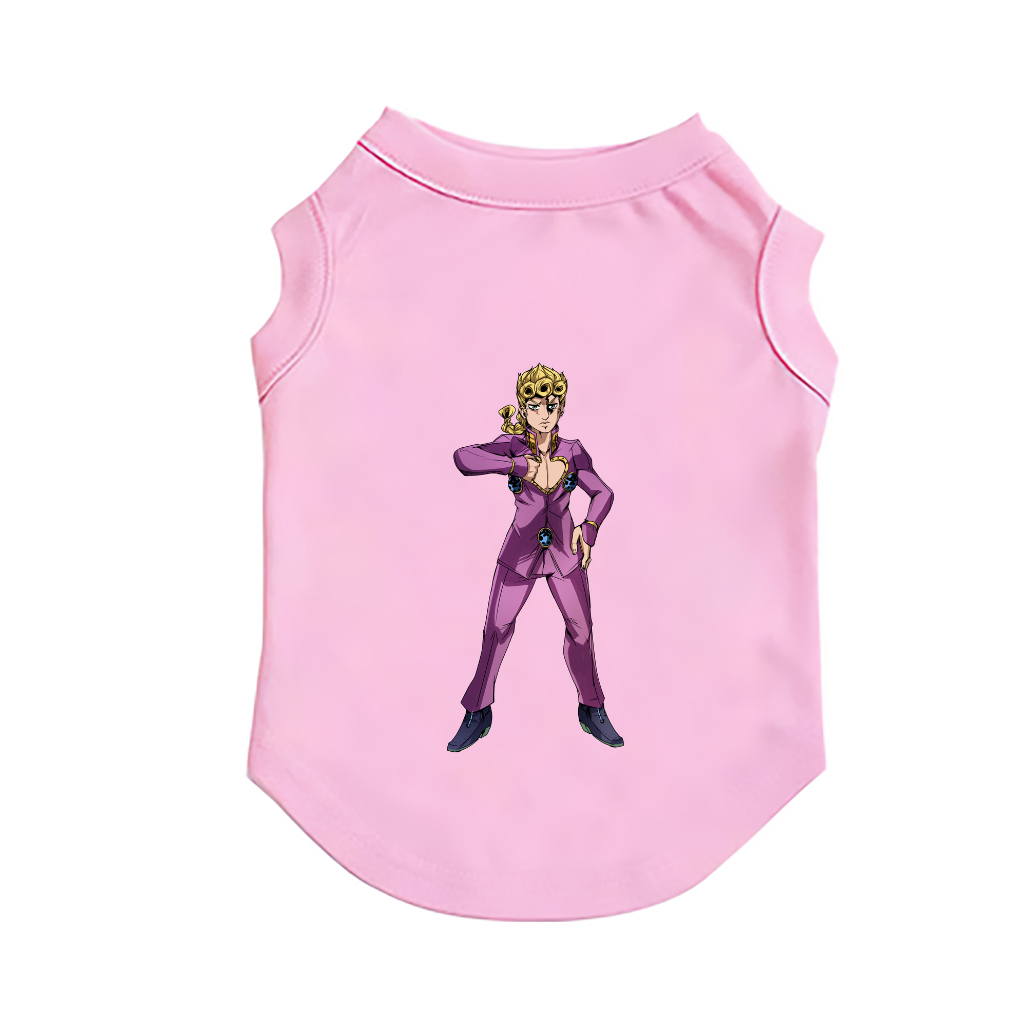 （画像用） ジョジョの奇妙な冒険 ジョルノ?ジョバァーナ JoJo's Bizarre Adventure Giorno Giovanna ペット用ベスト