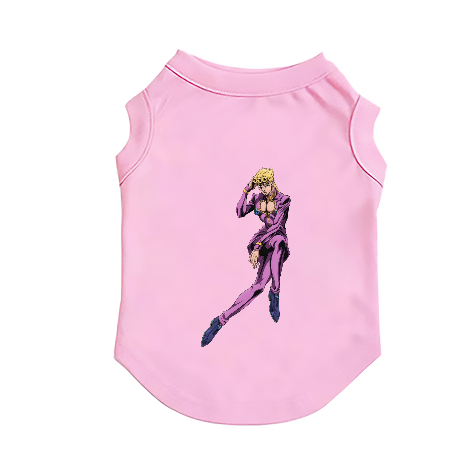 （画像用） ジョジョの奇妙な冒険 ジョルノ?ジョバァーナ JoJo's Bizarre Adventure Giorno Giovanna ペット用ベスト