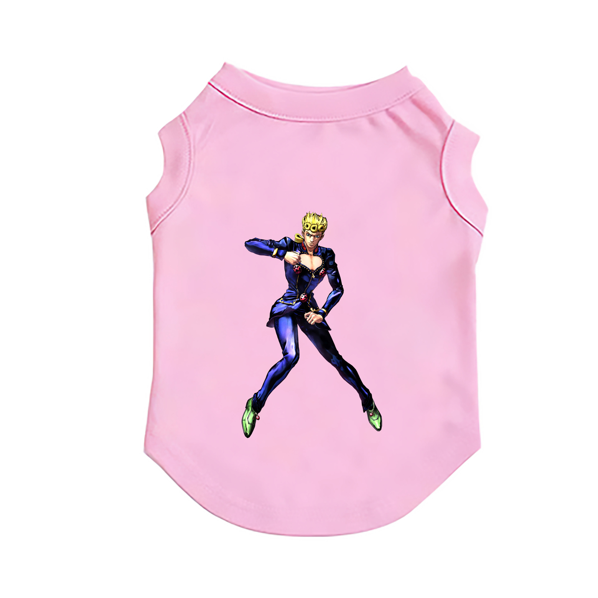 （画像用） ジョジョの奇妙な冒険 ジョルノ?ジョバァーナ JoJo's Bizarre Adventure Giorno Giovanna ペット用ベスト