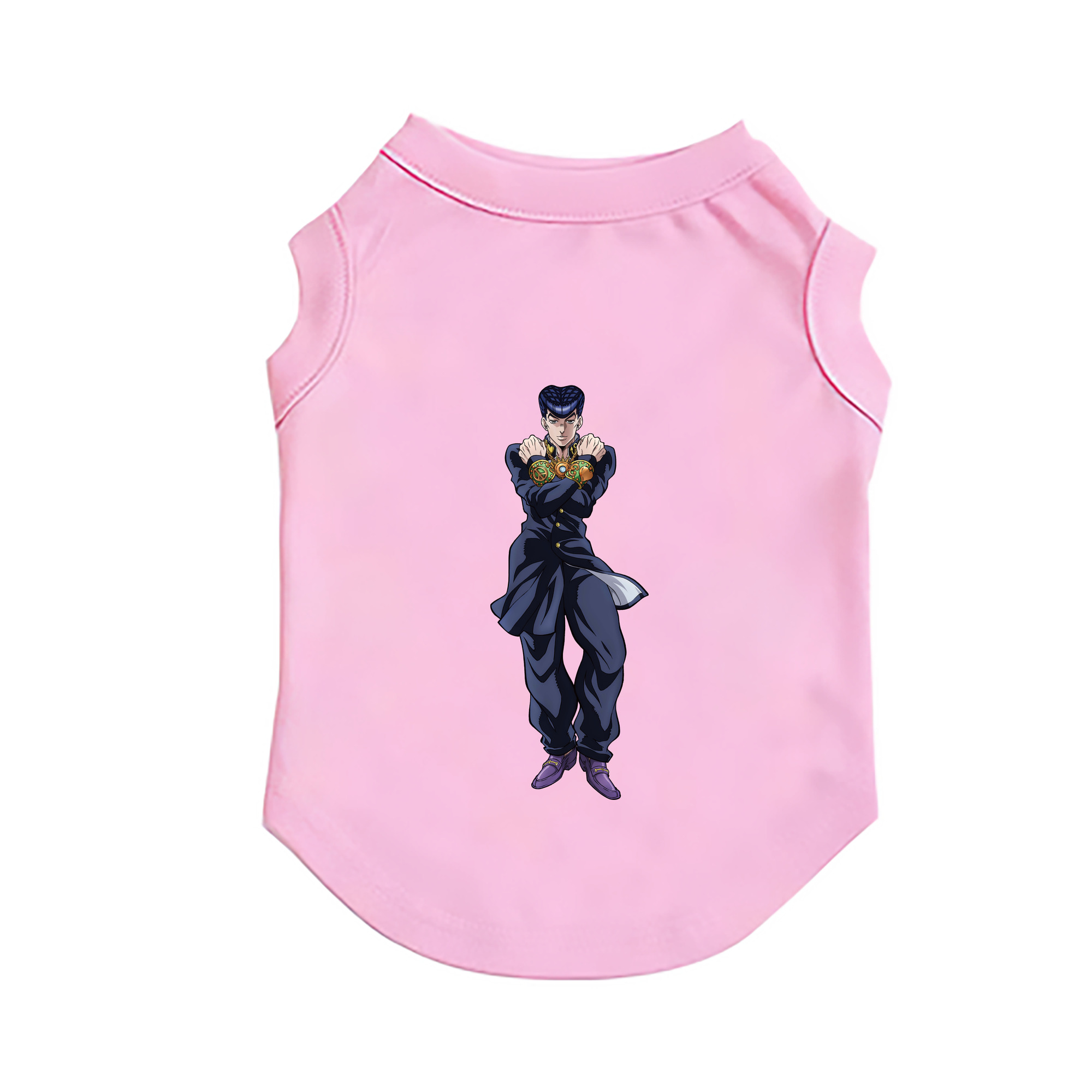 （画像用） ジョジョの奇妙な冒険 ひがしかた じょうすけ JoJo's Bizarre Adventure Higashikata Josuke ペット用ベスト