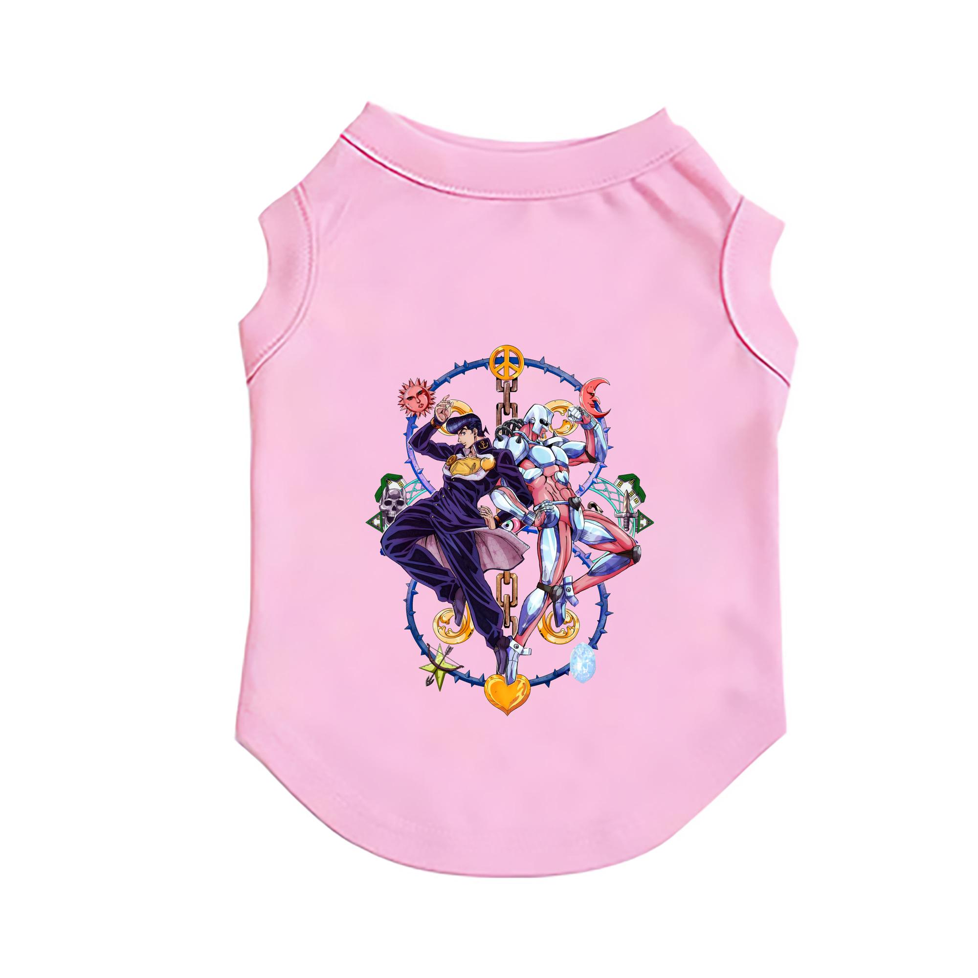 （画像用） ジョジョの奇妙な冒険 ひがしかた じょうすけ JoJo's Bizarre Adventure Higashikata Josuke ペット用ベスト