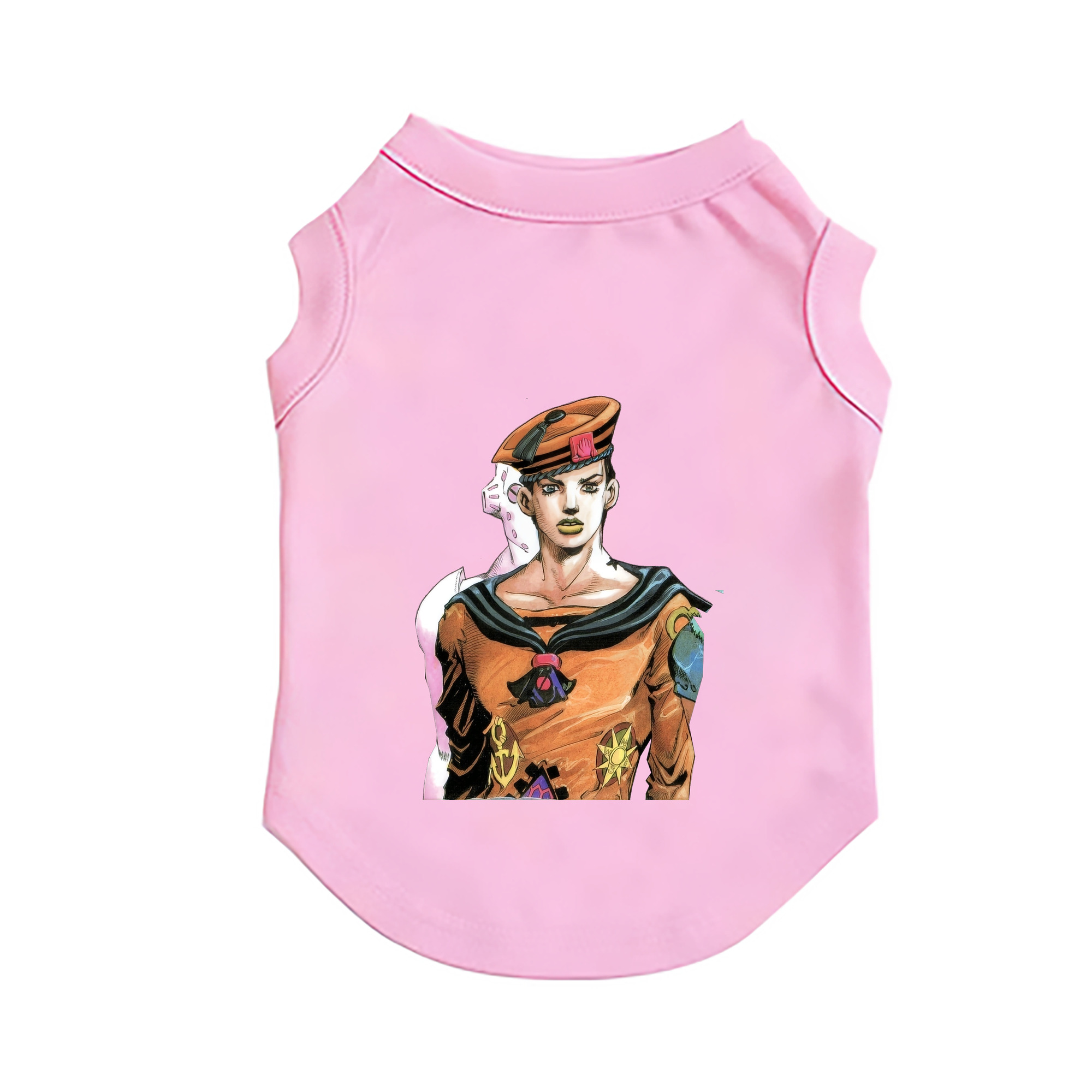 （画像用） ジョジョの奇妙な冒険 東方定助 JoJo's Bizarre Adventure Higashikata Josuke ペット用ベスト