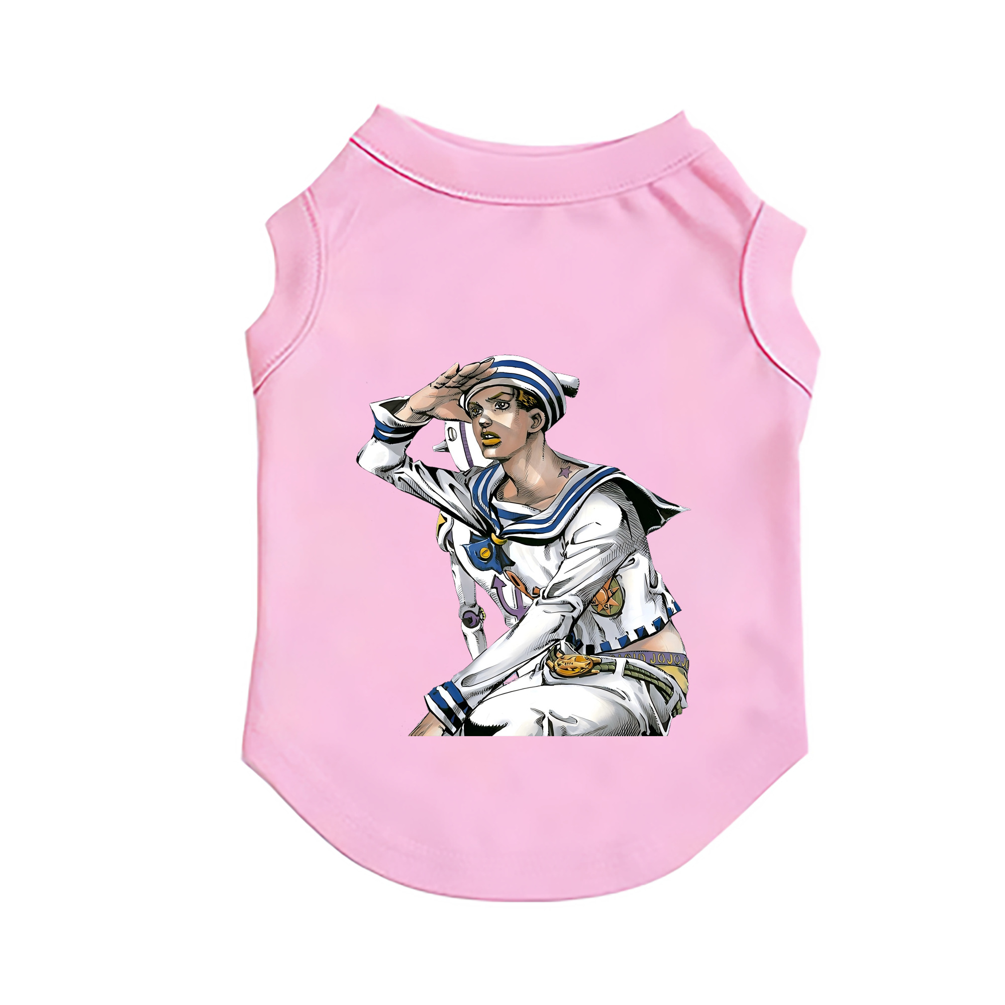 （画像用） ジョジョの奇妙な冒険 東方定助 JoJo's Bizarre Adventure Higashikata Josuke ペット用ベスト