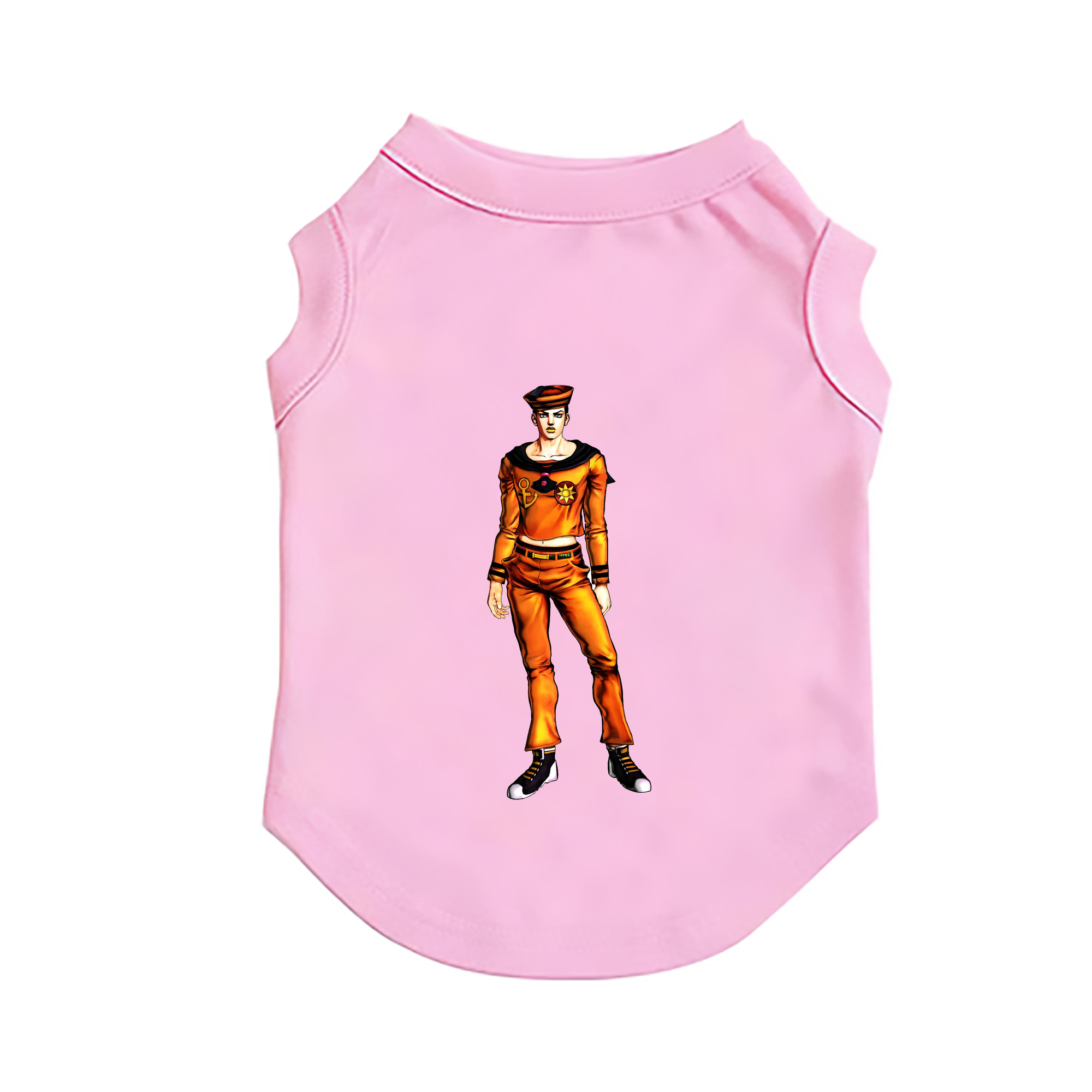（画像用） ジョジョの奇妙な冒険 東方定助 JoJo's Bizarre Adventure Higashikata Josuke ペット用ベスト