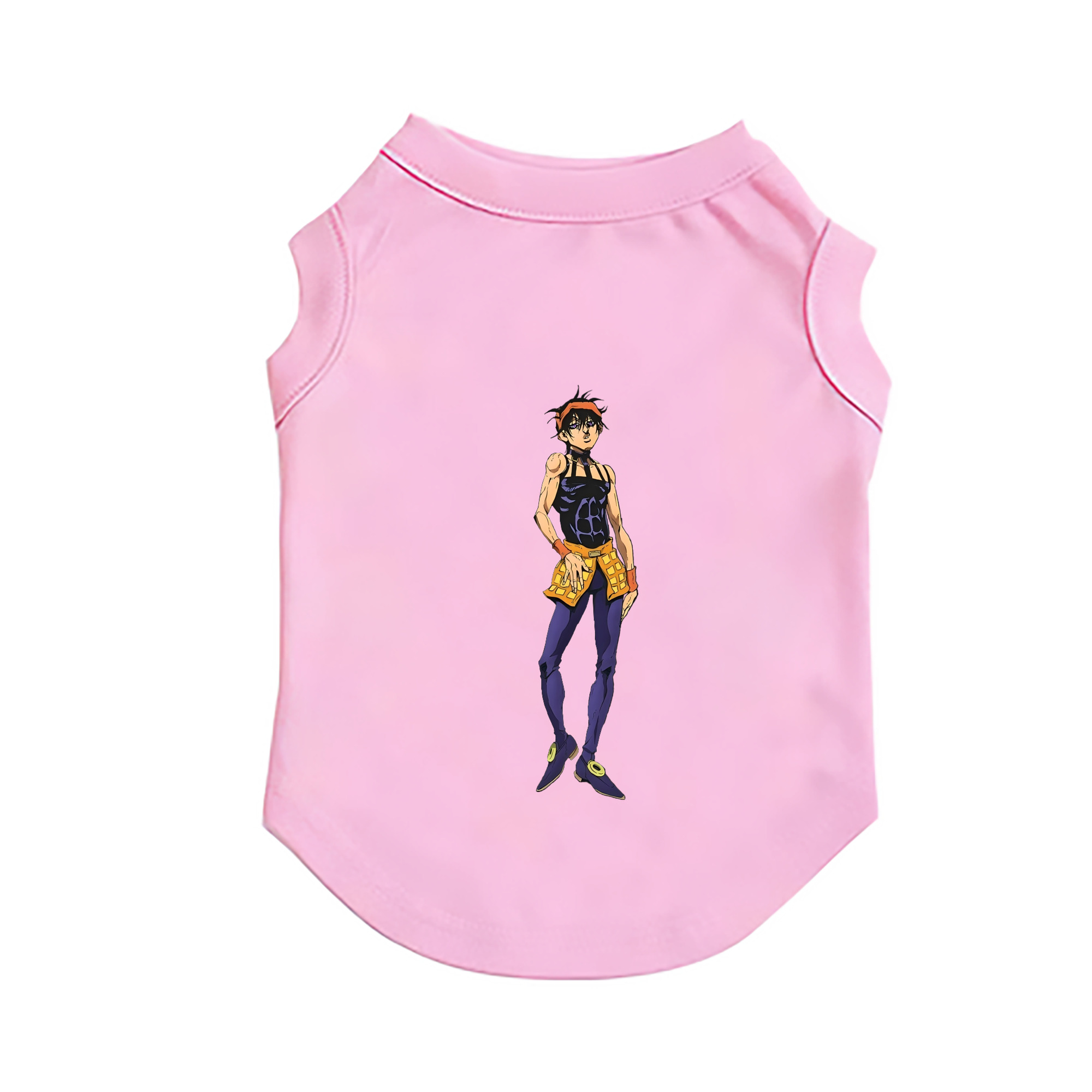 （画像用） ジョジョの奇妙な冒険 ナランチャ?ギルガ JoJo's Bizarre Adventure Narancia Ghirga ペット用ベスト