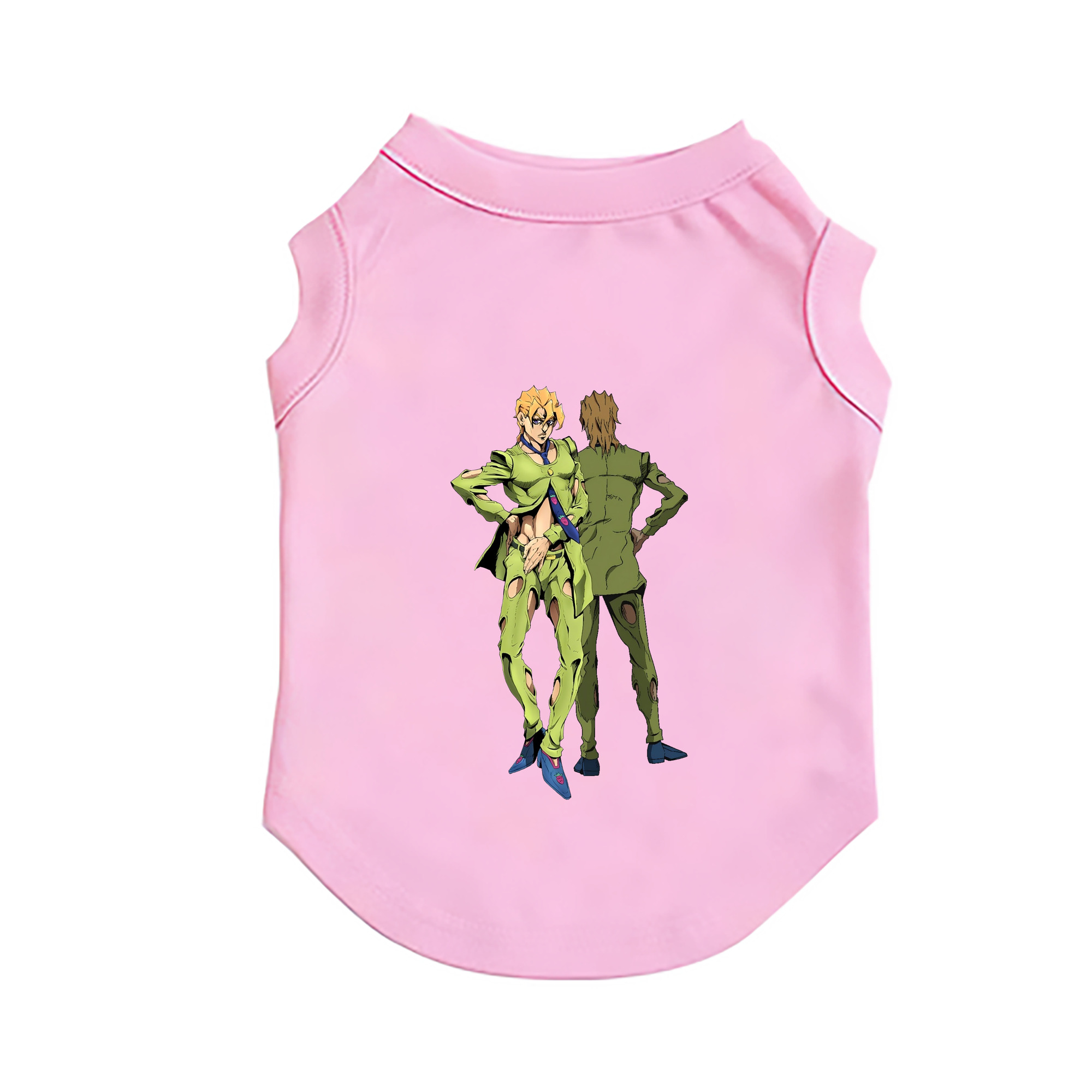 （画像用） ジョジョの奇妙な冒険 パンナコッタ?フー JoJo's Bizarre Adventure Pannacotta Fugo ペット用ベスト