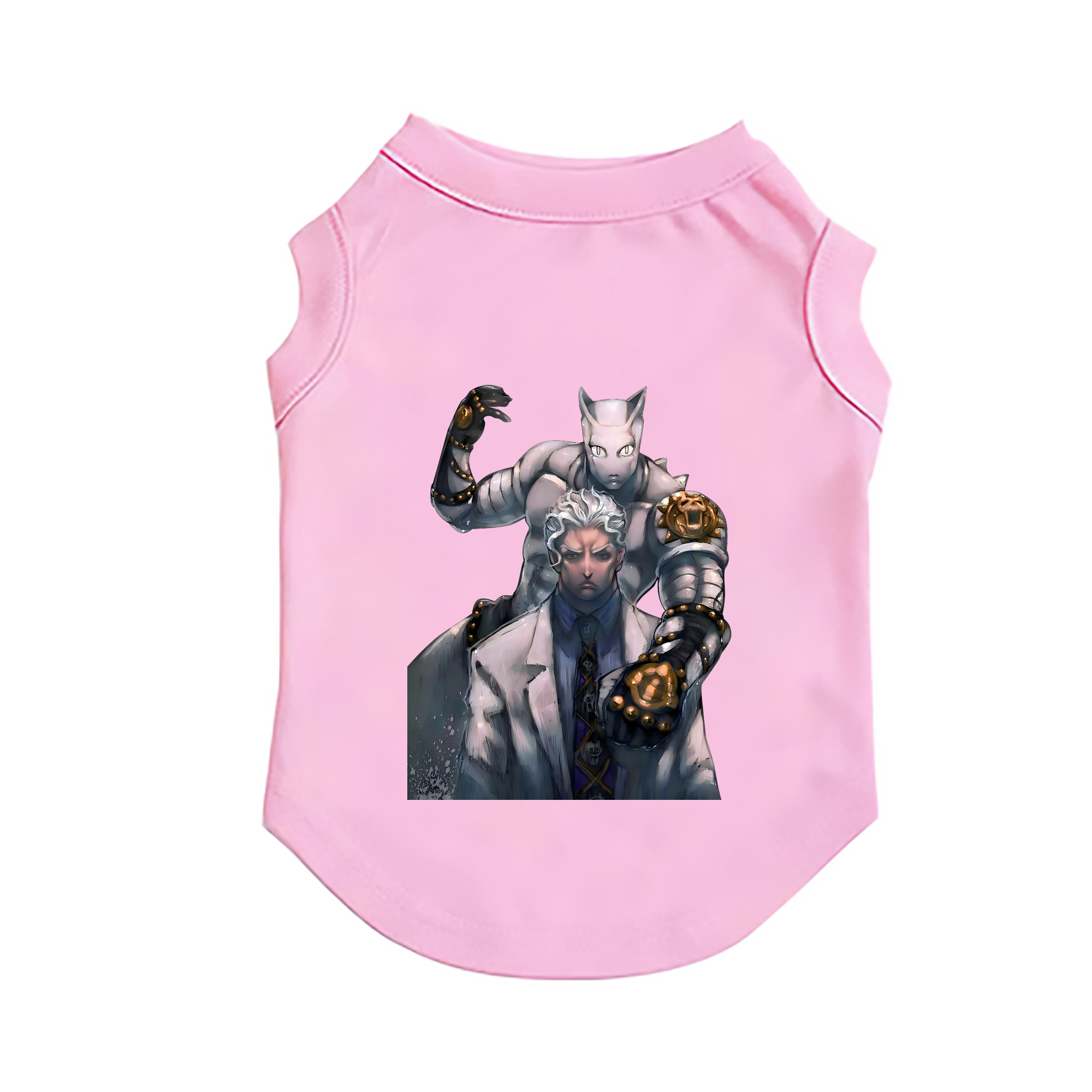 （画像用） ジョジョの奇妙な冒険 きら よしかげ JoJo's Bizarre Adventure Kira Yoshikage ペット用ベスト