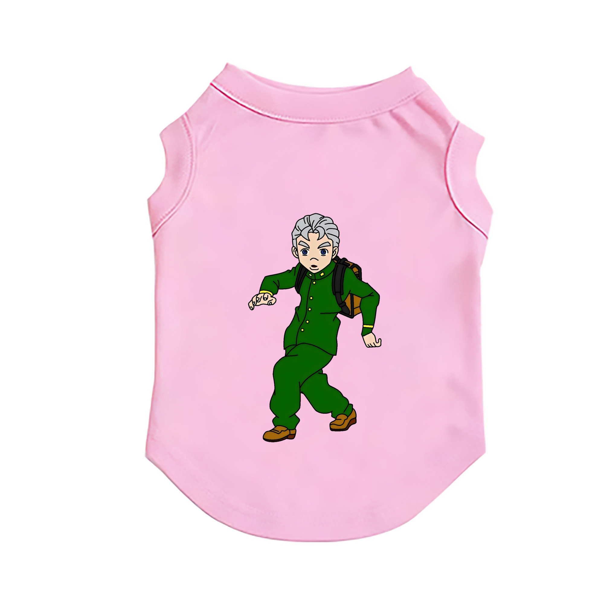 （画像用） ジョジョの奇妙な冒険 広瀨康一 JoJo's Bizarre Adventure Hirose Koichi ペット用ベスト