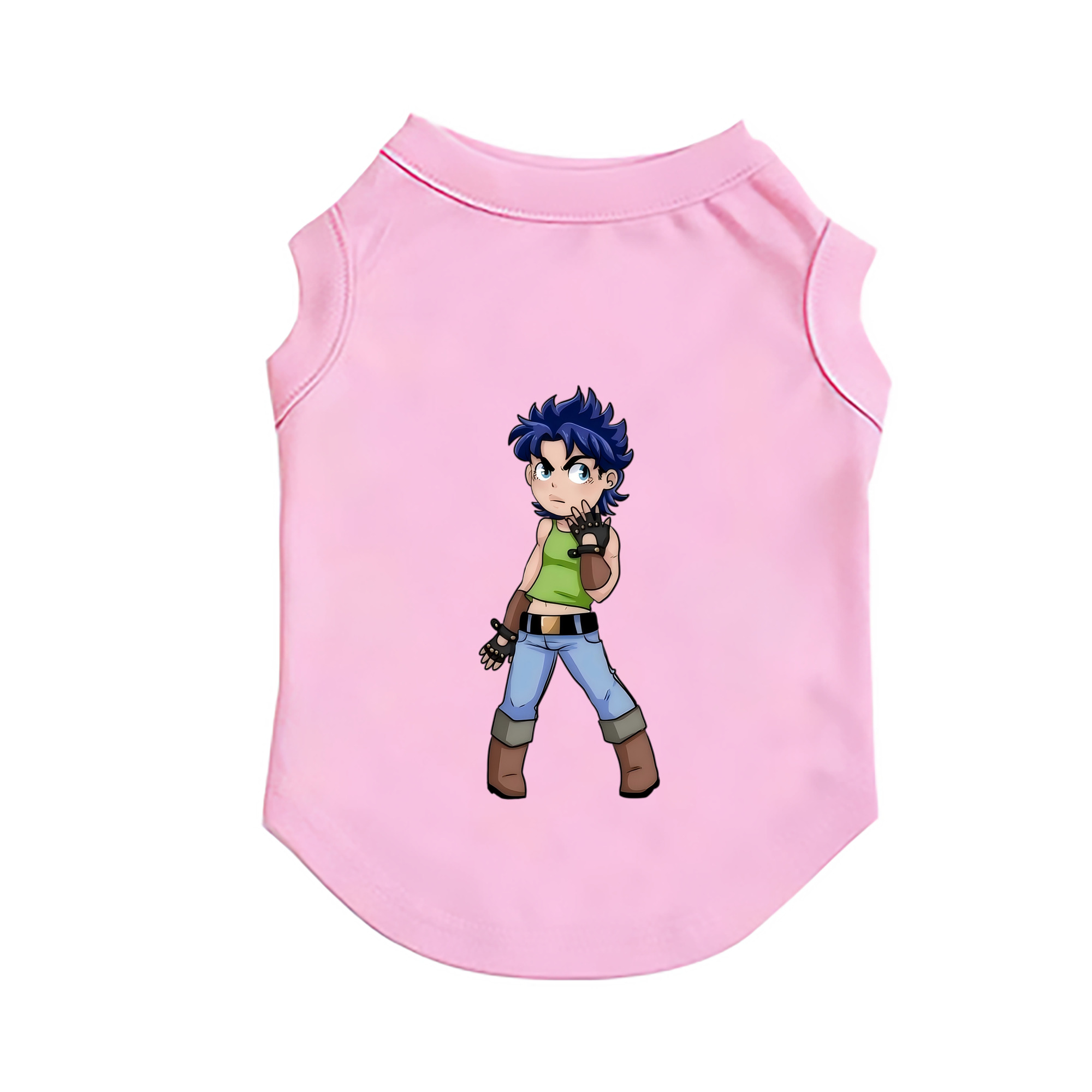 （画像用） ジョジョの奇妙な冒険 広瀨康一 JoJo's Bizarre Adventure Hirose Koichi ペット用ベスト