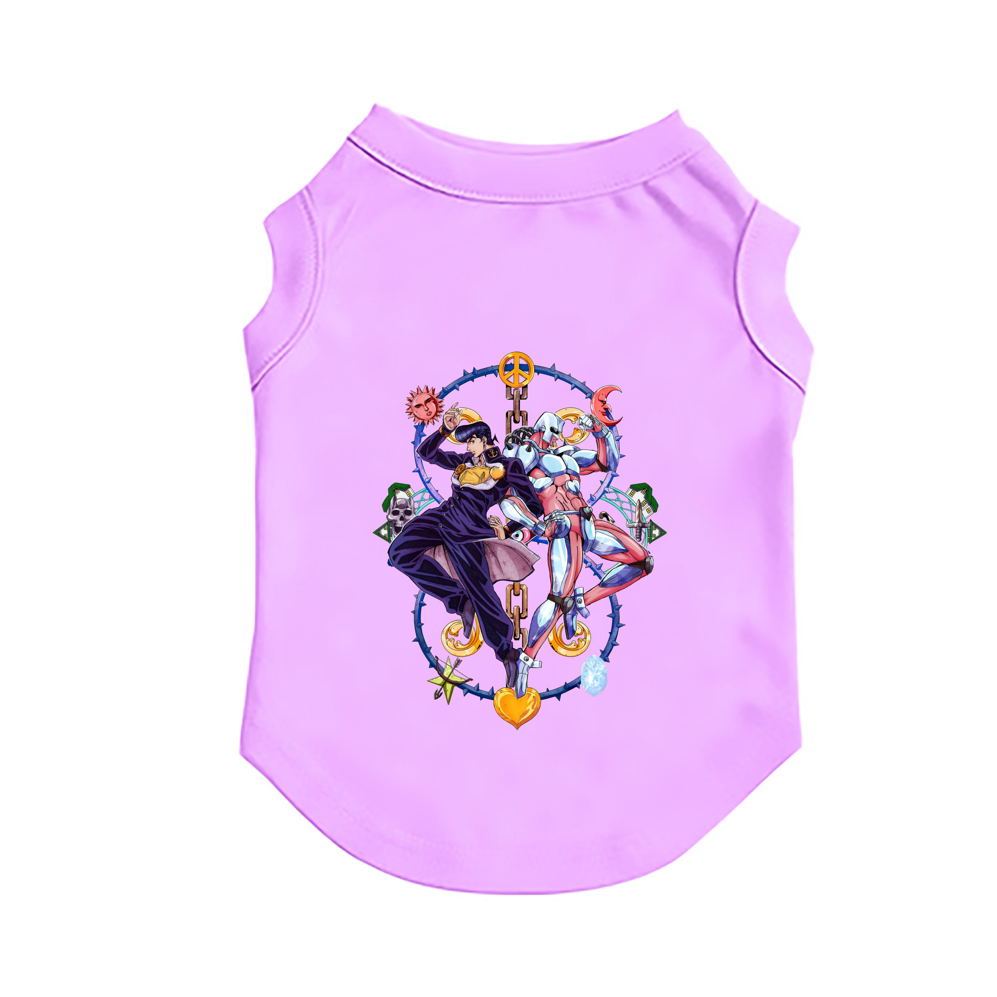 （画像用） ジョジョの奇妙な冒険 ひがしかた じょうすけ JoJo's Bizarre Adventure Higashikata Josuke ペット用ベスト