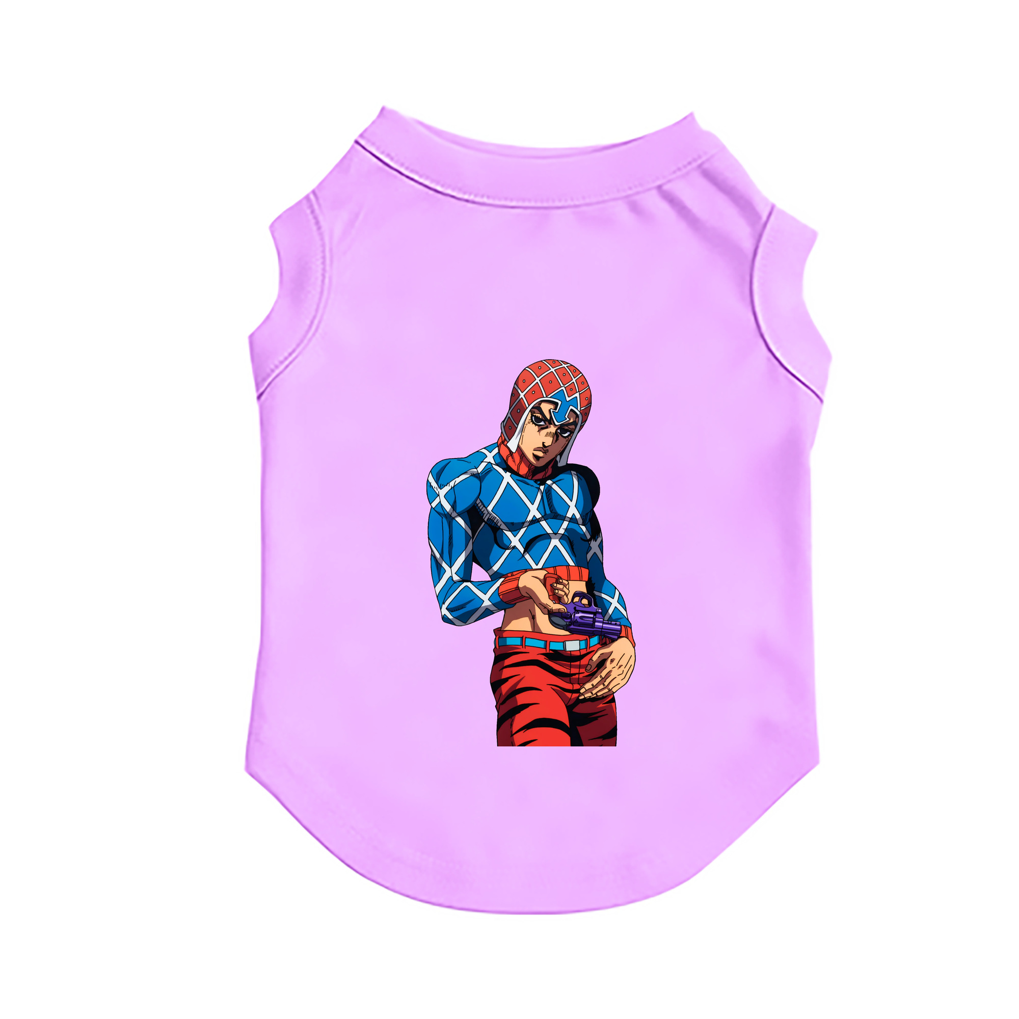 （画像用） ジョジョの奇妙な冒険 グイード?ミスタ JoJo's Bizarre Adventure Guido Mista ペット用ベスト