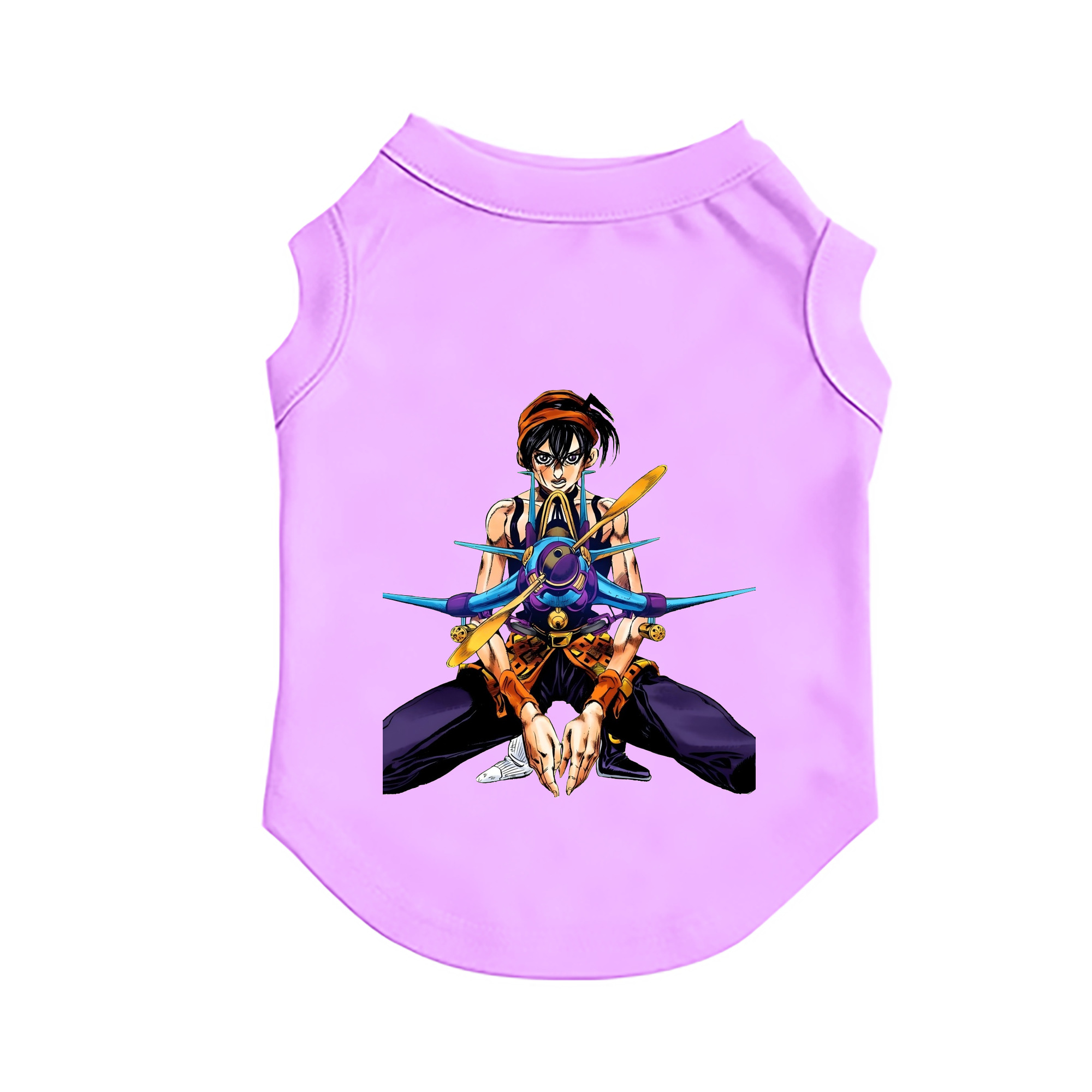 （画像用） ジョジョの奇妙な冒険 ナランチャ?ギルガ JoJo's Bizarre Adventure Narancia Ghirga ペット用ベスト