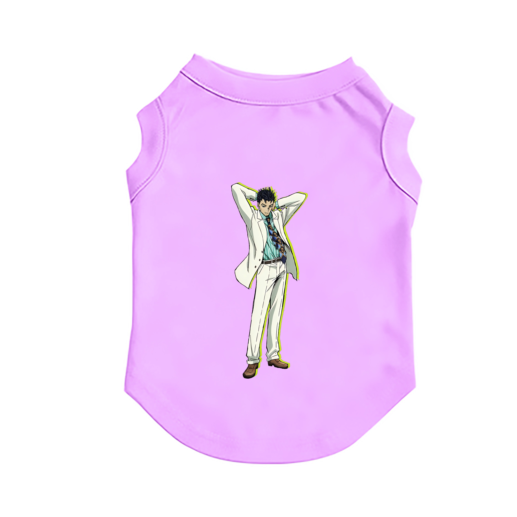 （画像用） ジョジョの奇妙な冒険 きら よしかげ JoJo's Bizarre Adventure Kira Yoshikage ペット用ベスト