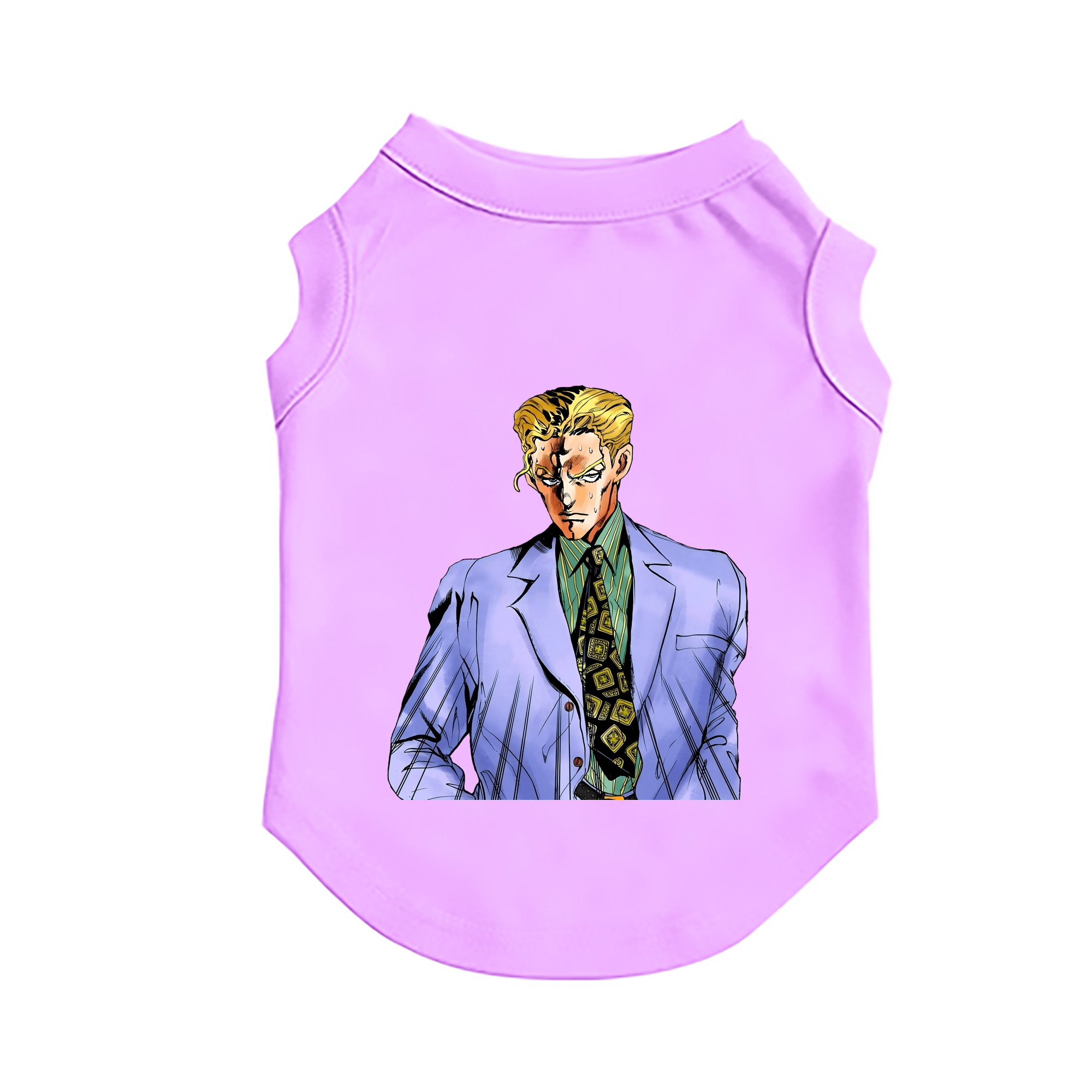 （画像用） ジョジョの奇妙な冒険 きら よしかげ JoJo's Bizarre Adventure Kira Yoshikage ペット用ベスト