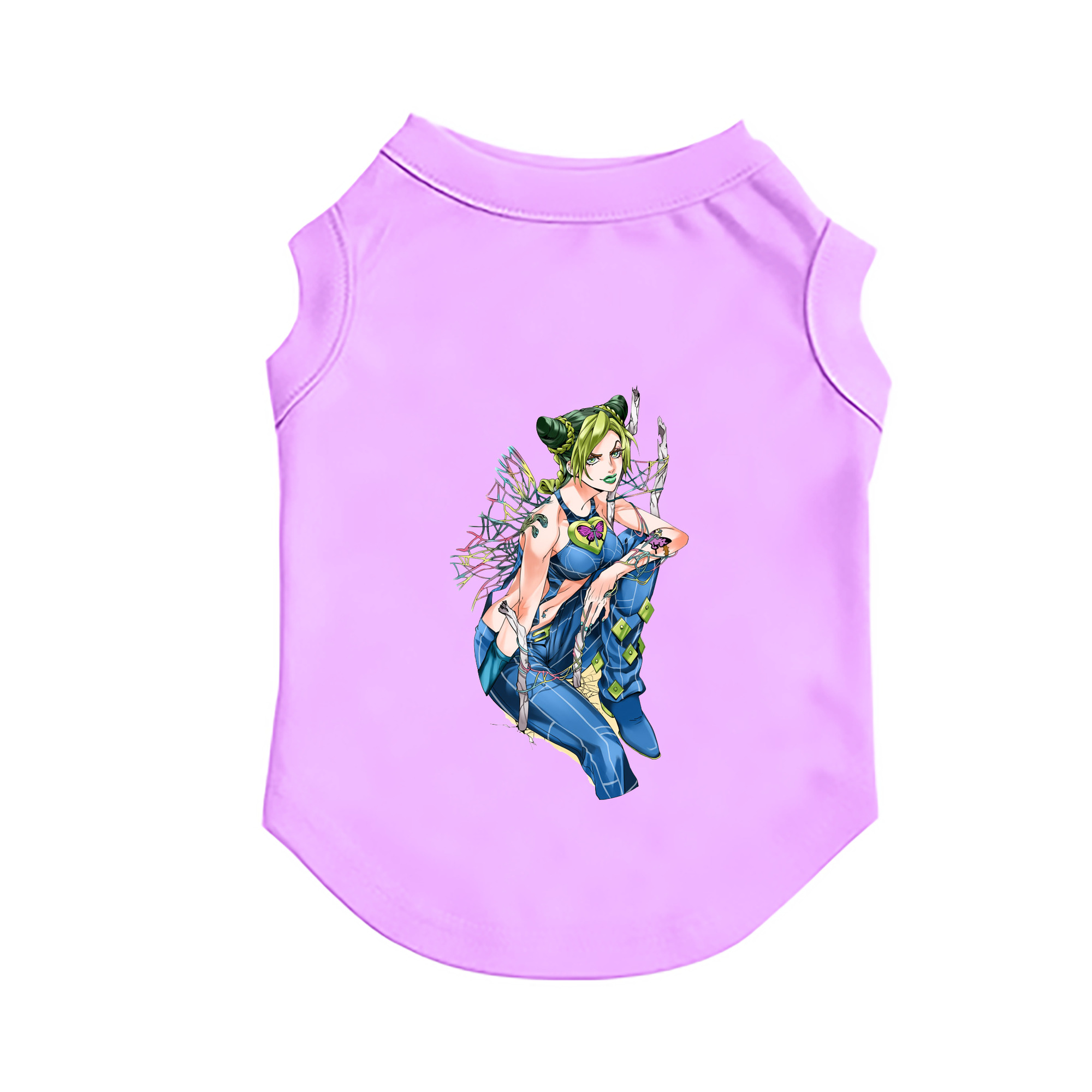 （画像用） "ジョジョの奇妙な冒険 くうじょう ジョリーン JoJo's Bizarre Adventure Jolyne Cujoh " ペット用ベスト